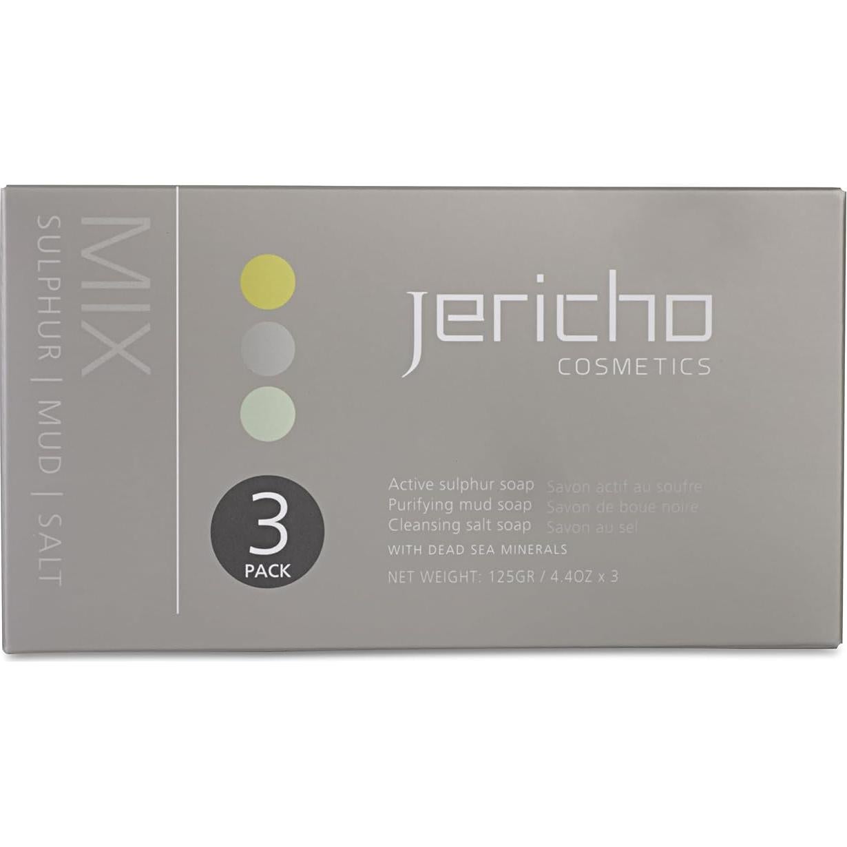 Paquete de 3 Jabones Jericho del Mar Muerto - 125g Total