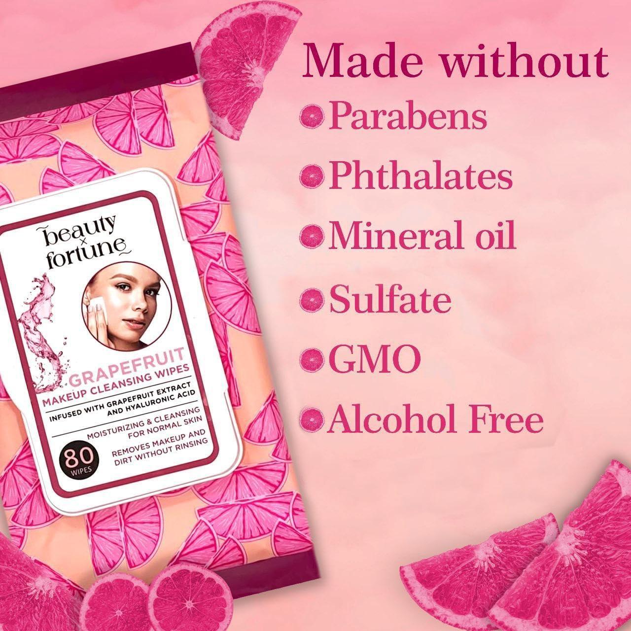 Toallitas Desmaquillantes Beauty x Fortune 80 Unidades Hidratantes