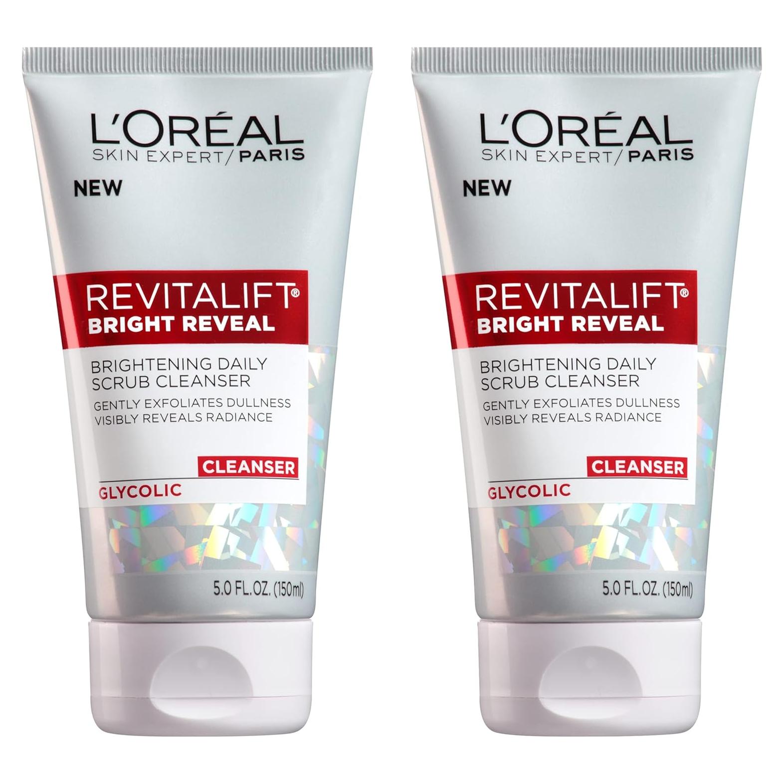 Limpiador Facial L'Oreal Revitalift Glicólico 340 g Pack 2