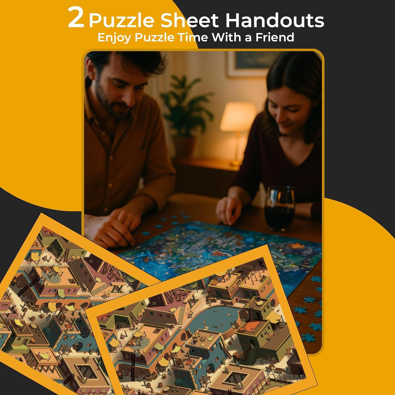 Rompecabezas Time Warp 1000 Piezas Sala de da Vinci 67x49 cm