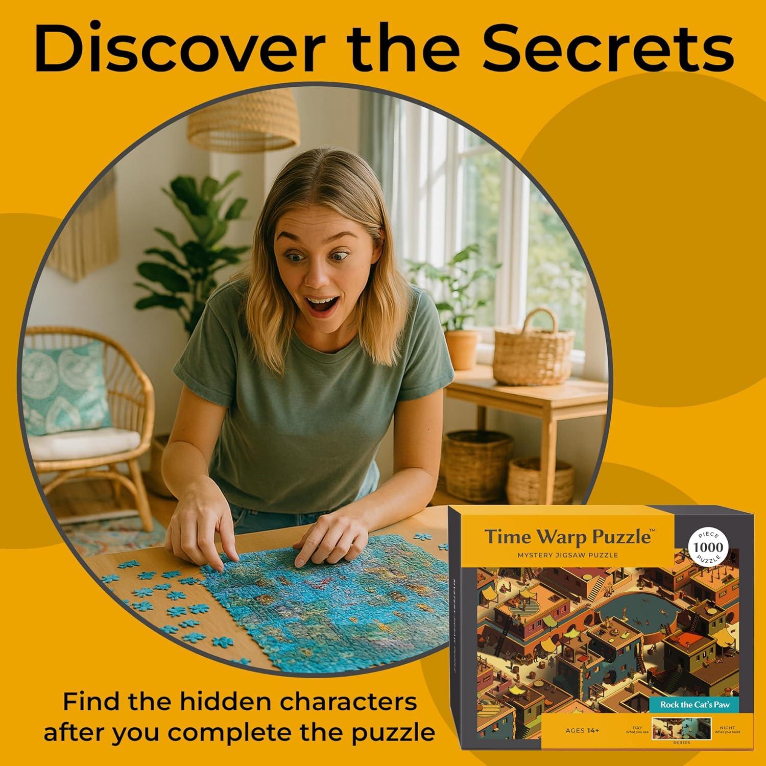 Rompecabezas Time Warp 1000 Piezas Sala de da Vinci 67x49 cm