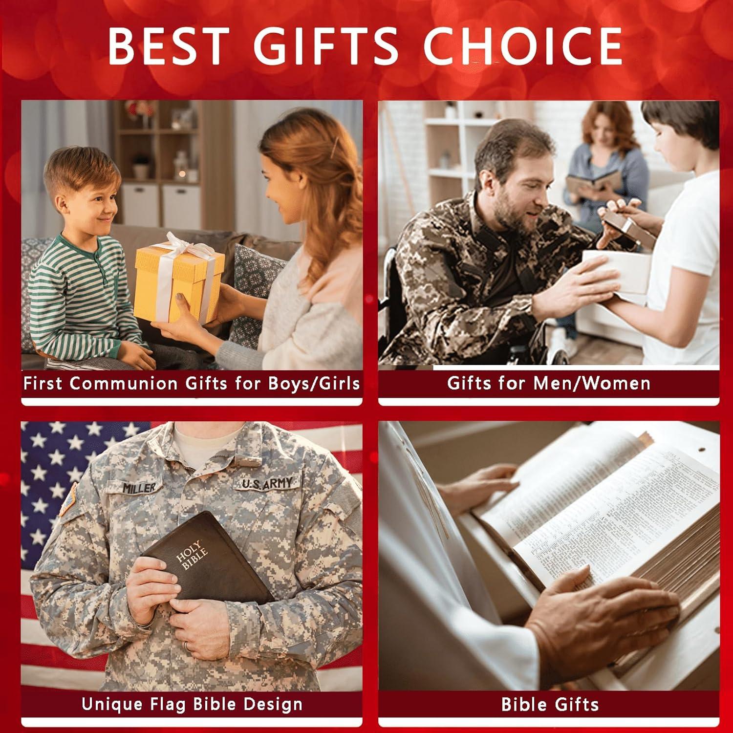 Llavero de Cruz y Biblia DuoDiner para Hombres - Regalos Religiosos