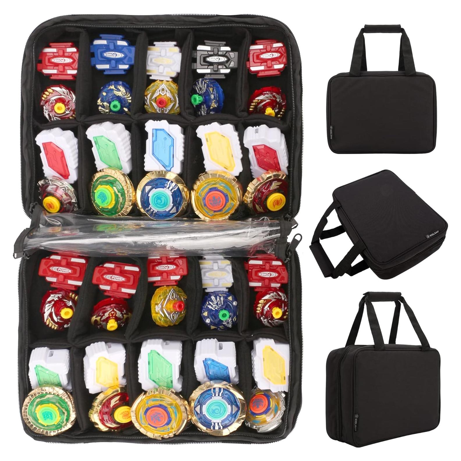 Estuche para Spinners de Batalla KISLANE 40 Ranuras Negro