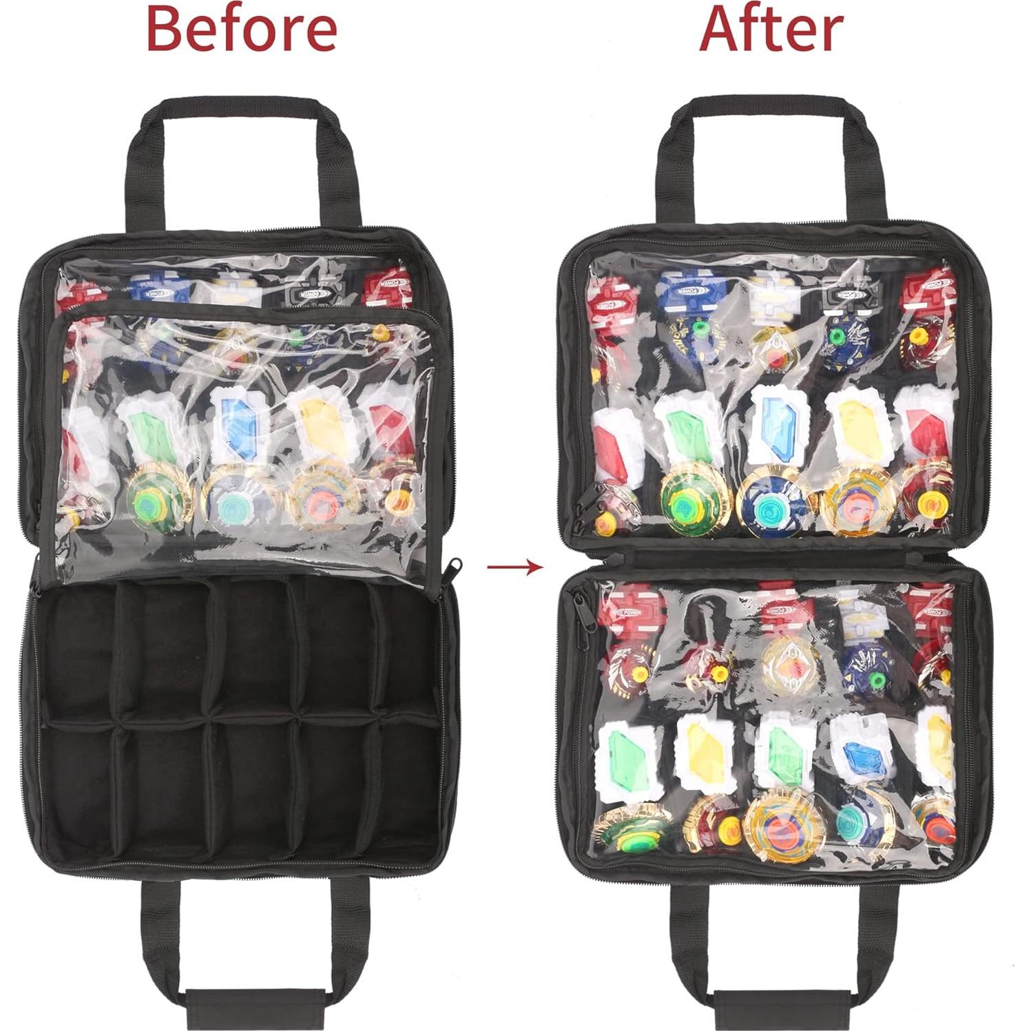 Estuche para Spinners de Batalla KISLANE 40 Ranuras Negro