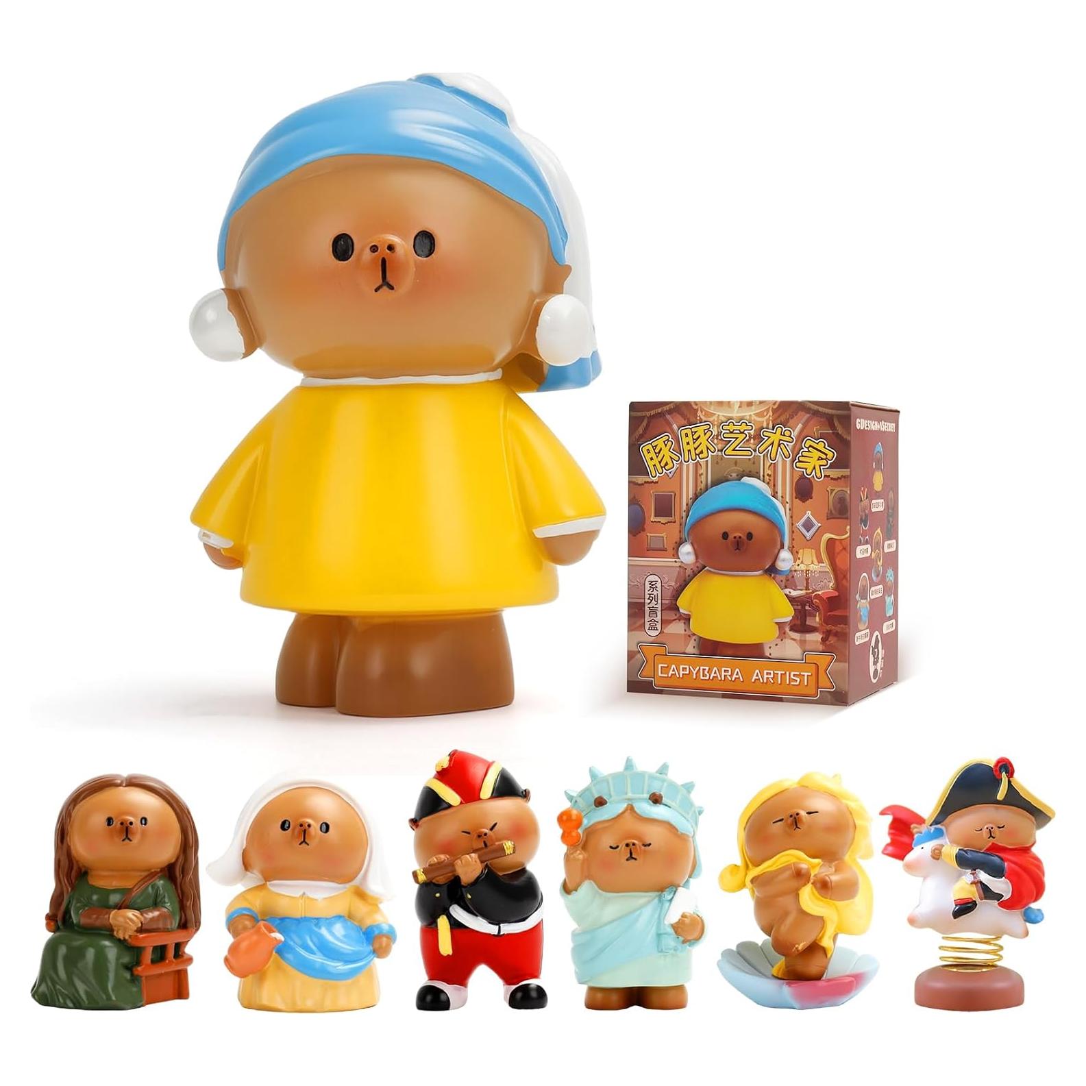 Figuras Coleccionables Capybara LUCKJOY - Arte Clásico