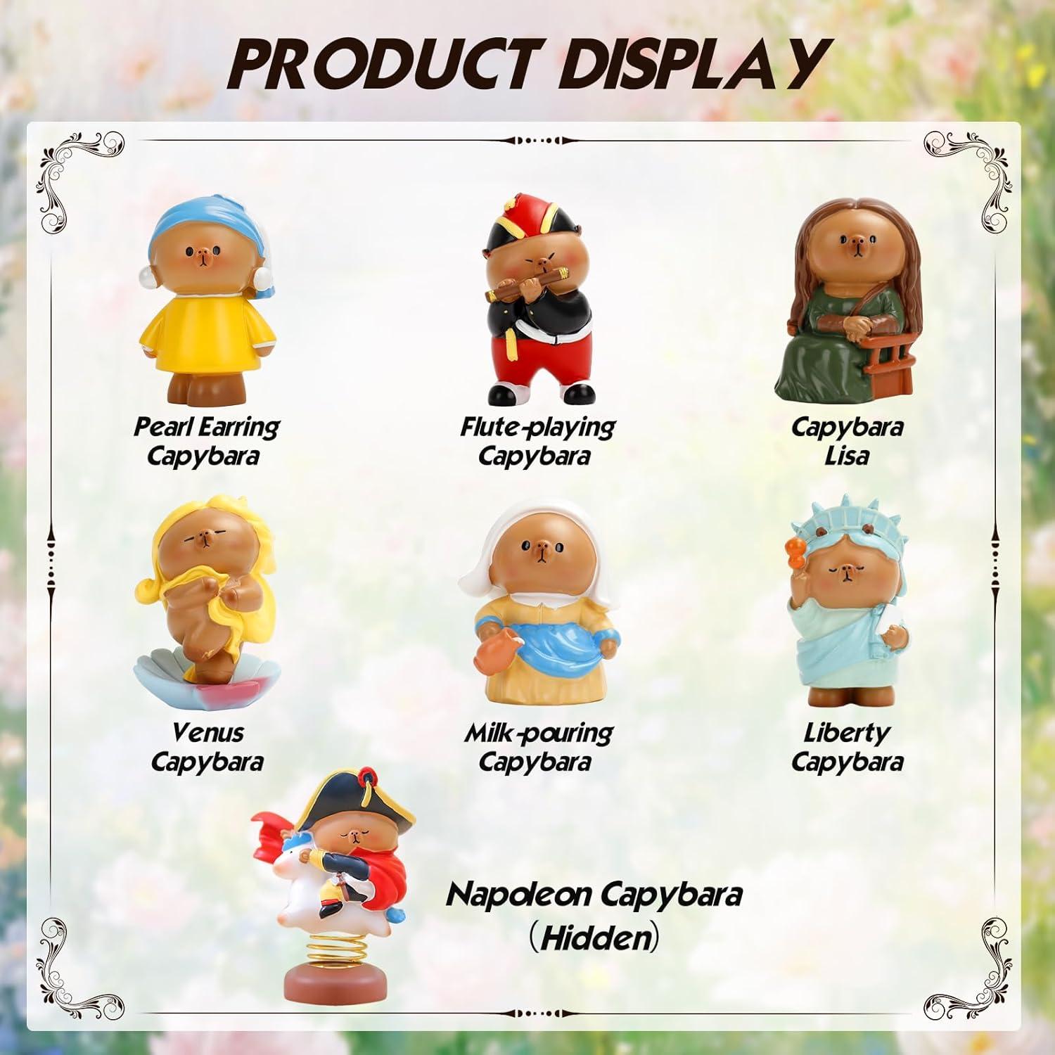 Figuras Coleccionables Capybara LUCKJOY - Arte Clásico