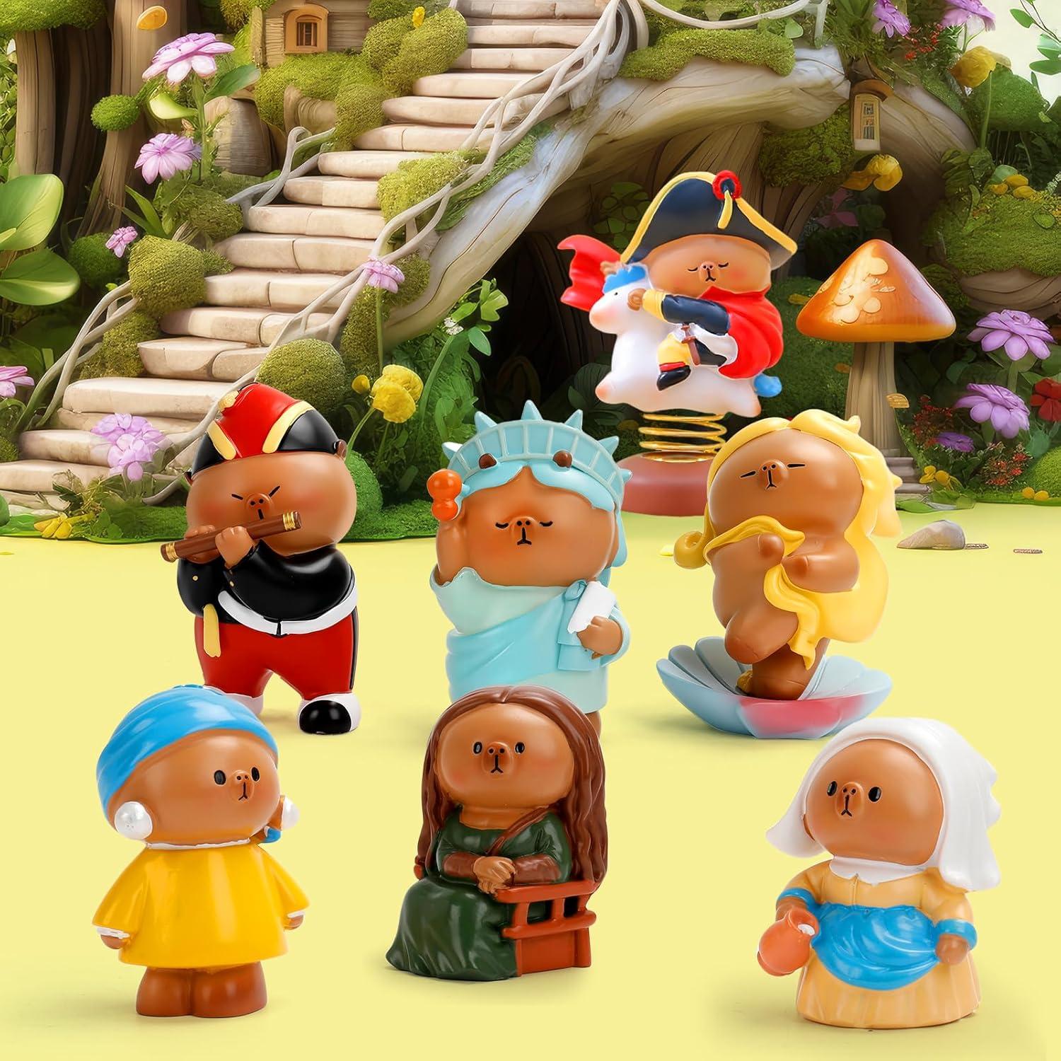 Figuras Coleccionables Capybara LUCKJOY - Arte Clásico