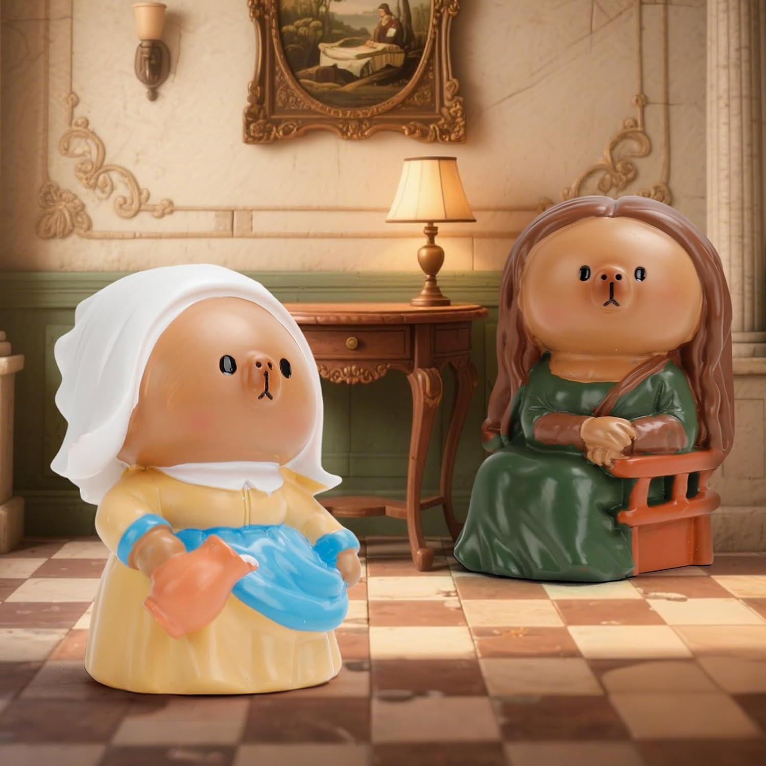 Figuras Coleccionables Capybara LUCKJOY - Arte Clásico