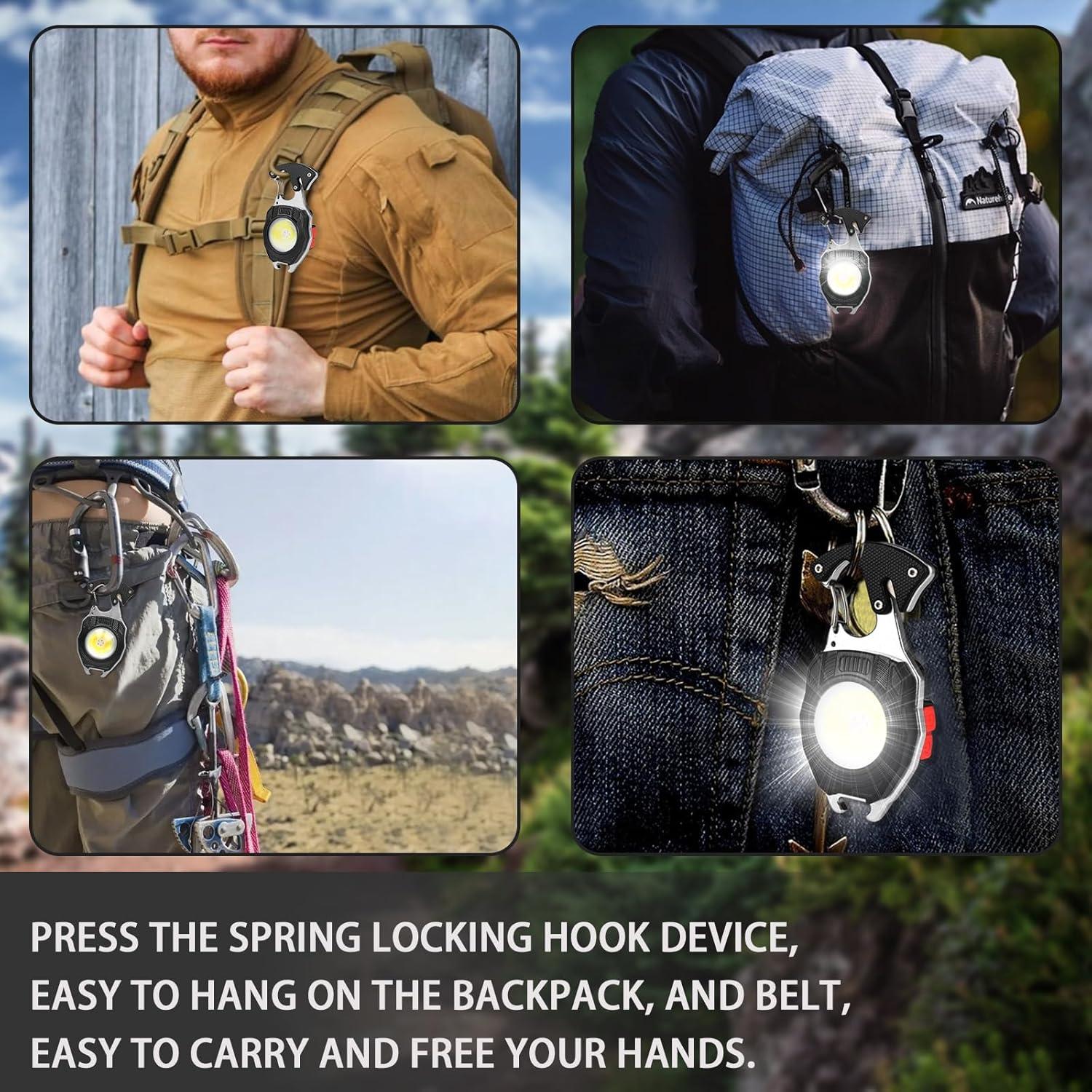 Linterna de Trabajo COB Recargable CHICES 1600 Lúmenes 2 Pcs