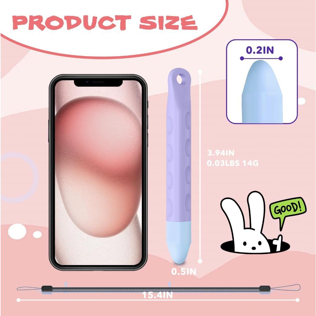 Estilógrafo para Niños SHIMAI Morado y Rosa con Cuerda