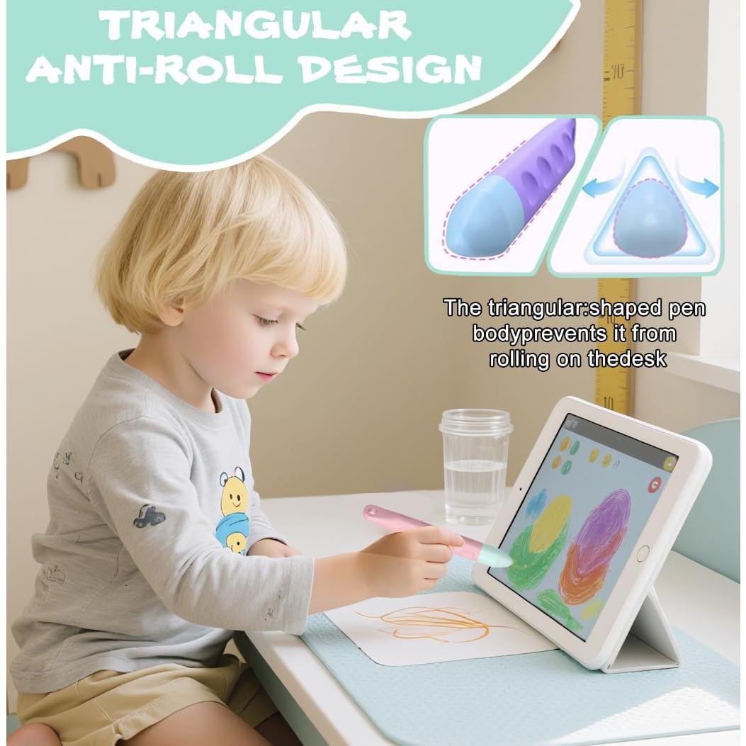 Estilógrafo para Niños SHIMAI Morado y Rosa con Cuerda