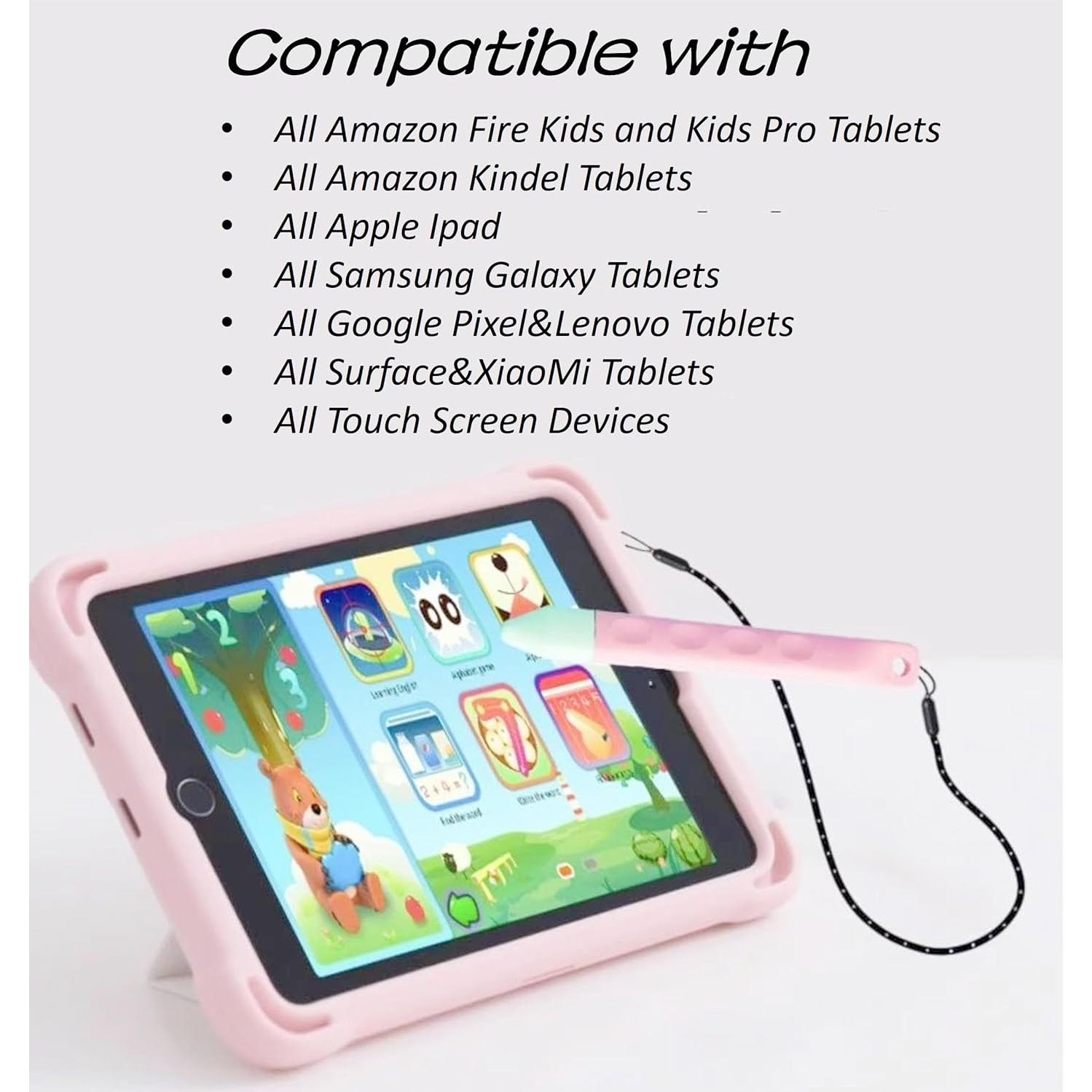 Estilógrafo para Niños SHIMAI Morado y Rosa con Cuerda