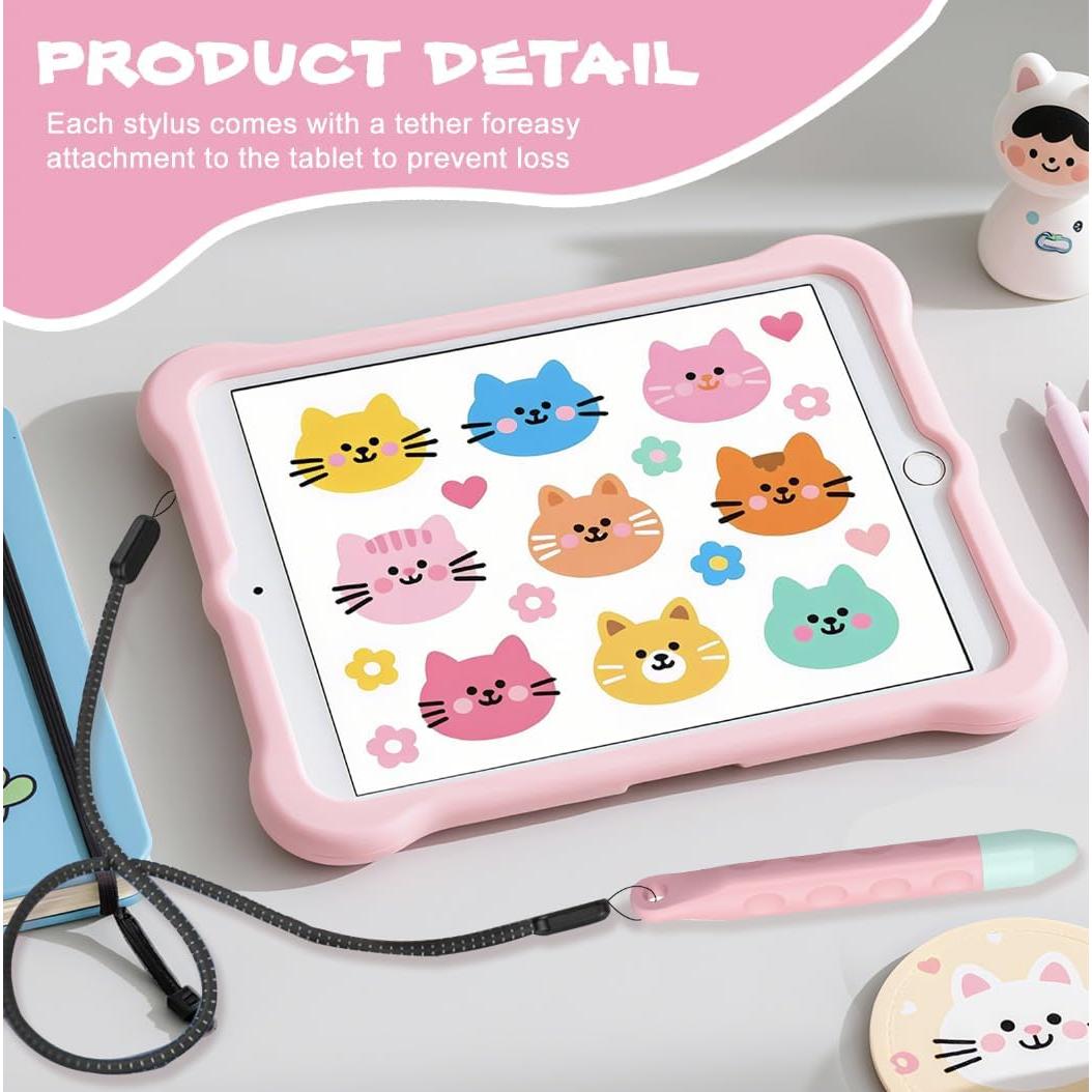 Estilógrafo para Niños SHIMAI Morado y Rosa con Cuerda