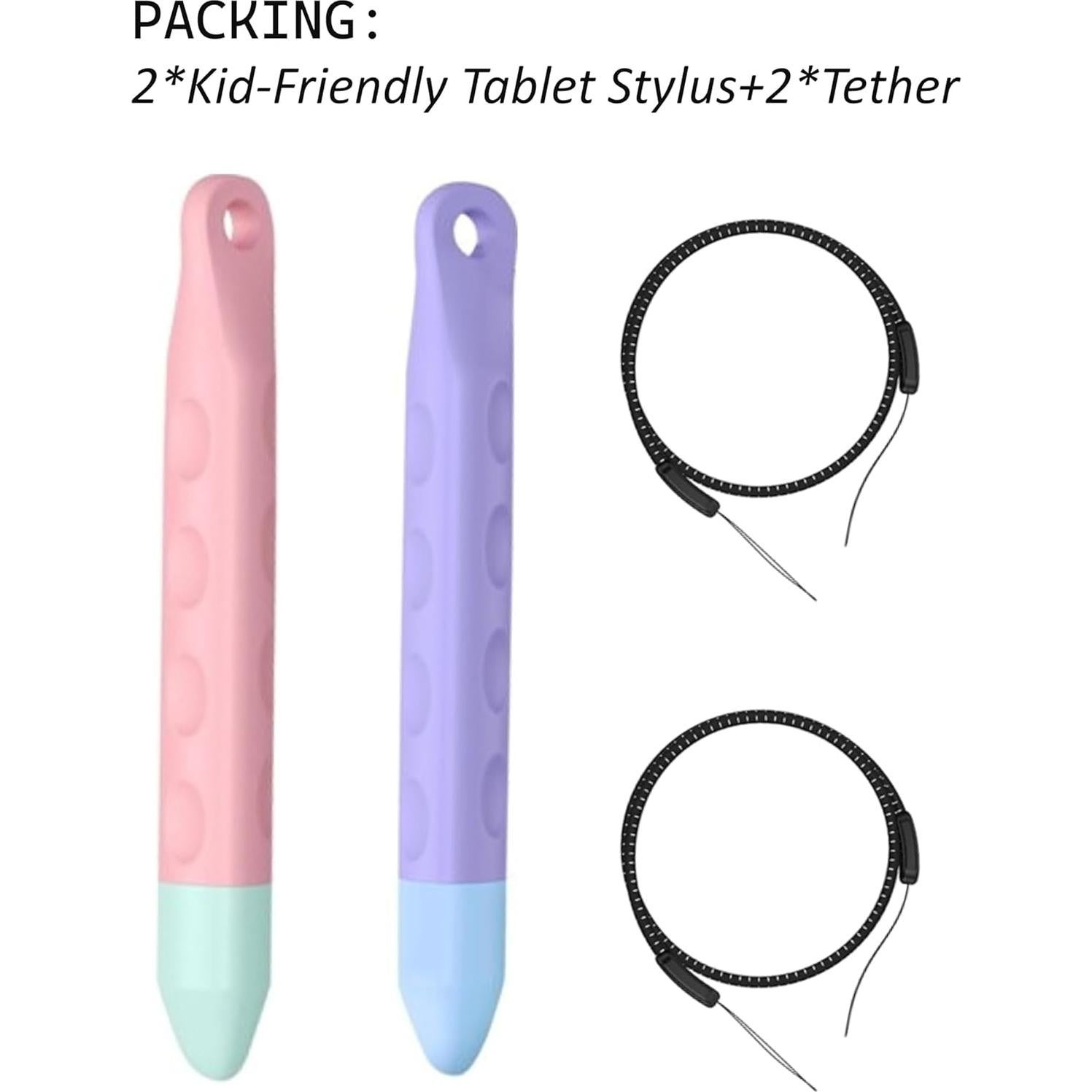 Estilógrafo para Niños SHIMAI Morado y Rosa con Cuerda