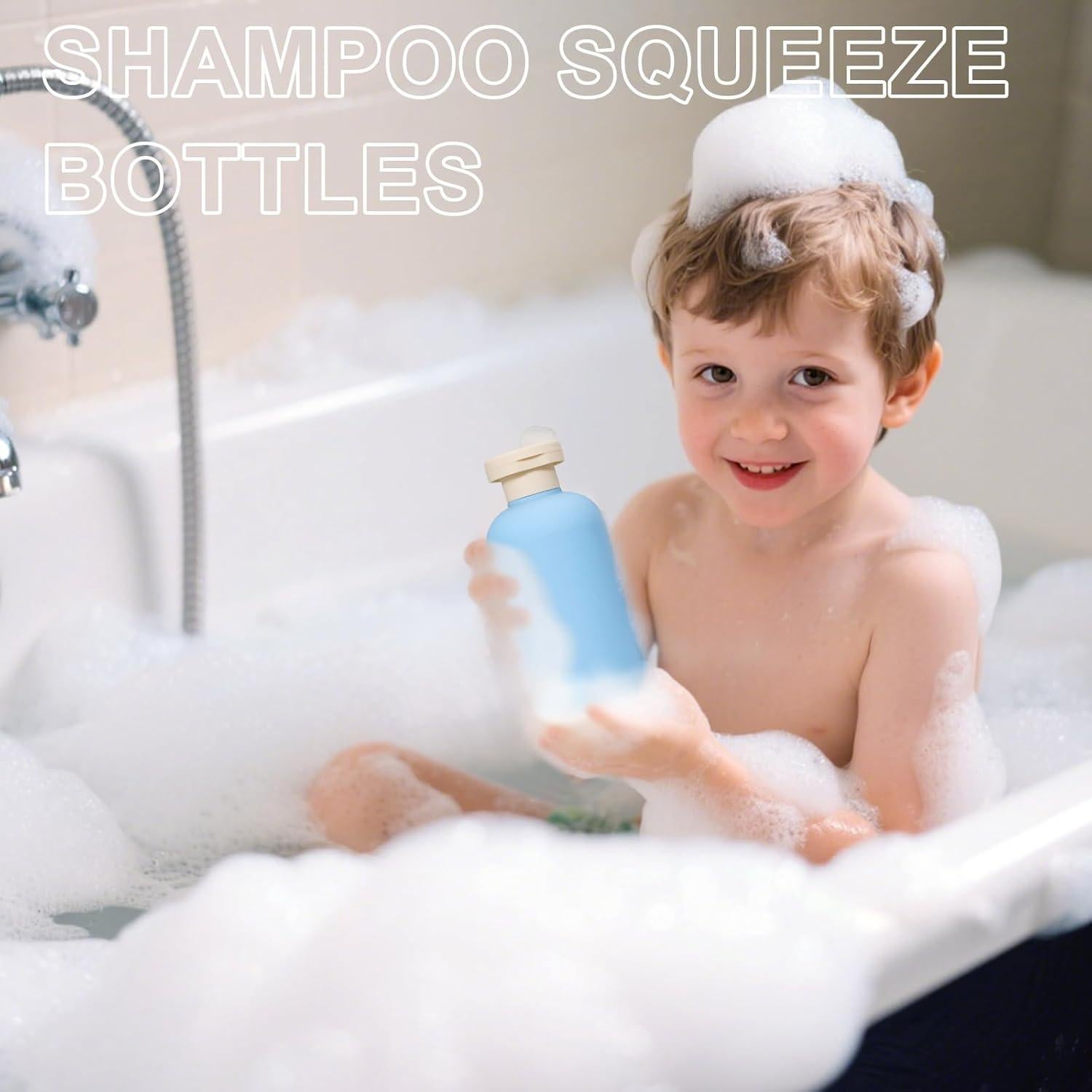 Botellas de Viaje Reutilizables ASEVAT 190ml a Prueba de Fugas