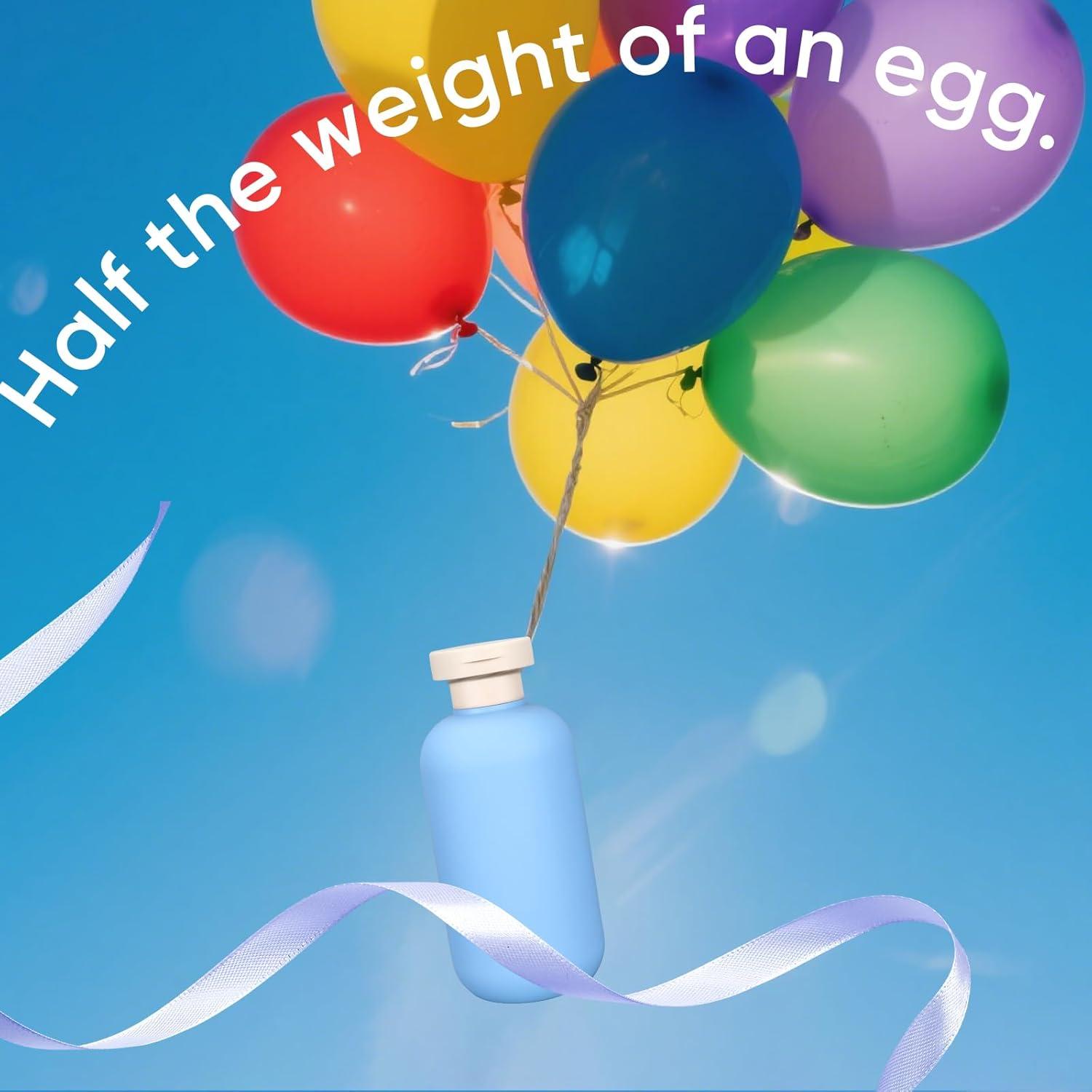 Botellas de Viaje Reutilizables ASEVAT 190ml a Prueba de Fugas