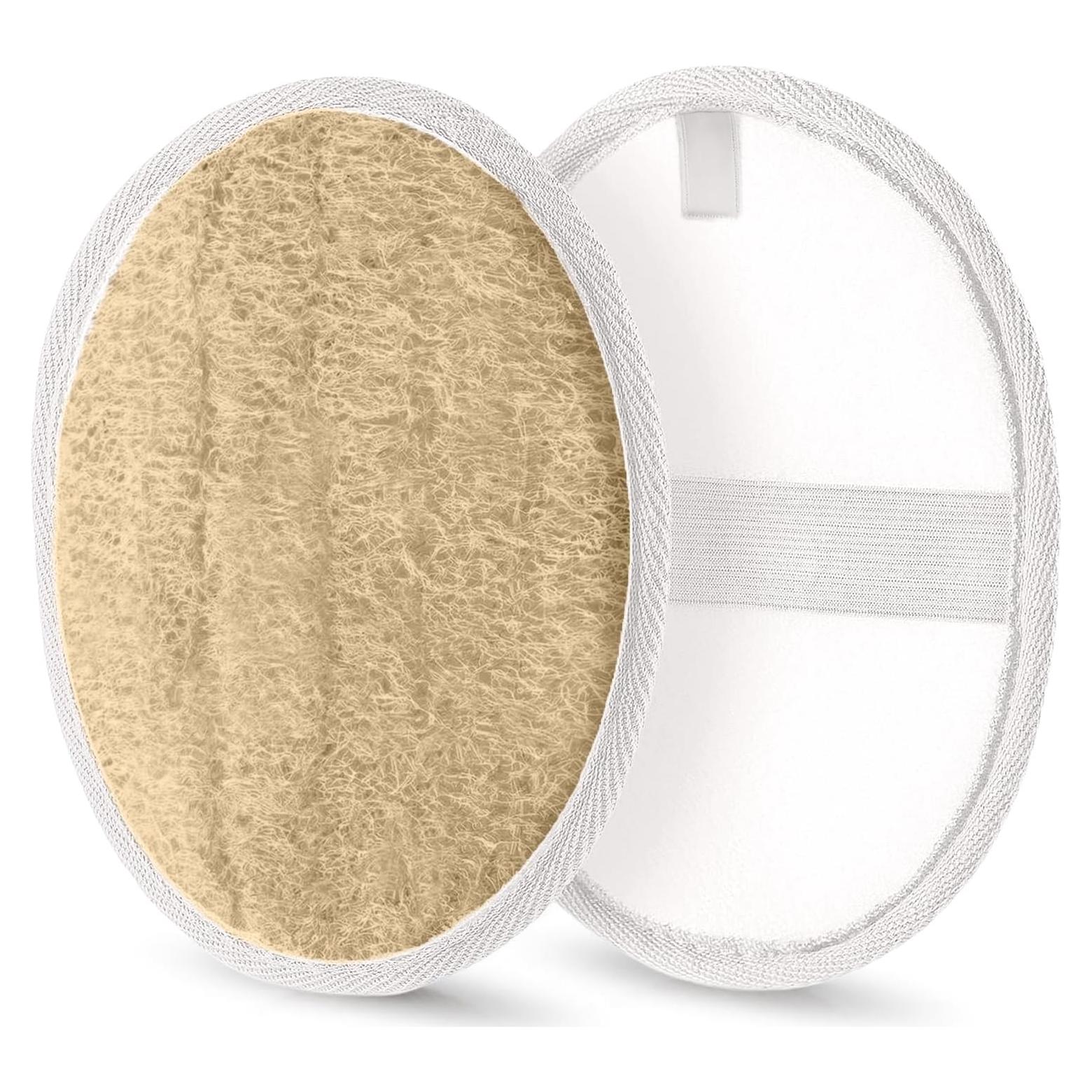 Esponja de Lufa Natural Kuenst 14.5x10cm Ecológica 2 Piezas