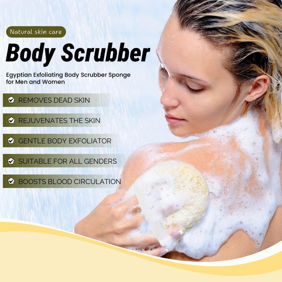 Esponja de Lufa Natural Kuenst 14.5x10cm Ecológica 2 Piezas