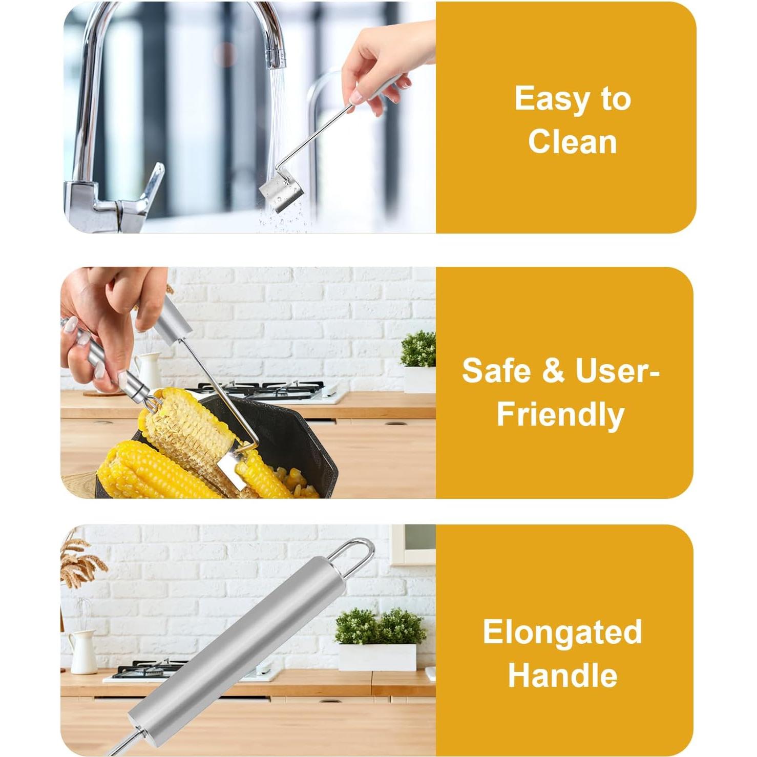 Desgranador de Mazorcas de Maíz VKHMGDFS Acero Inoxidable