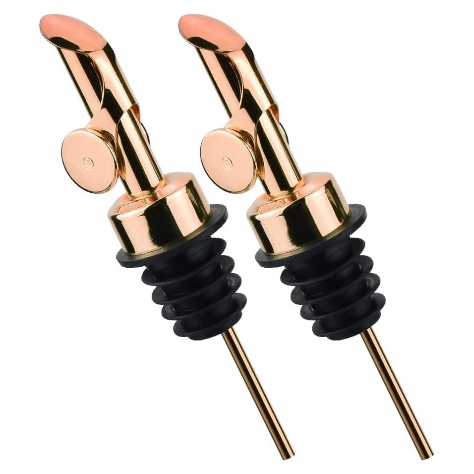 Vertedor automático de aceite MEETSWEET 2 piezas acero inoxidable