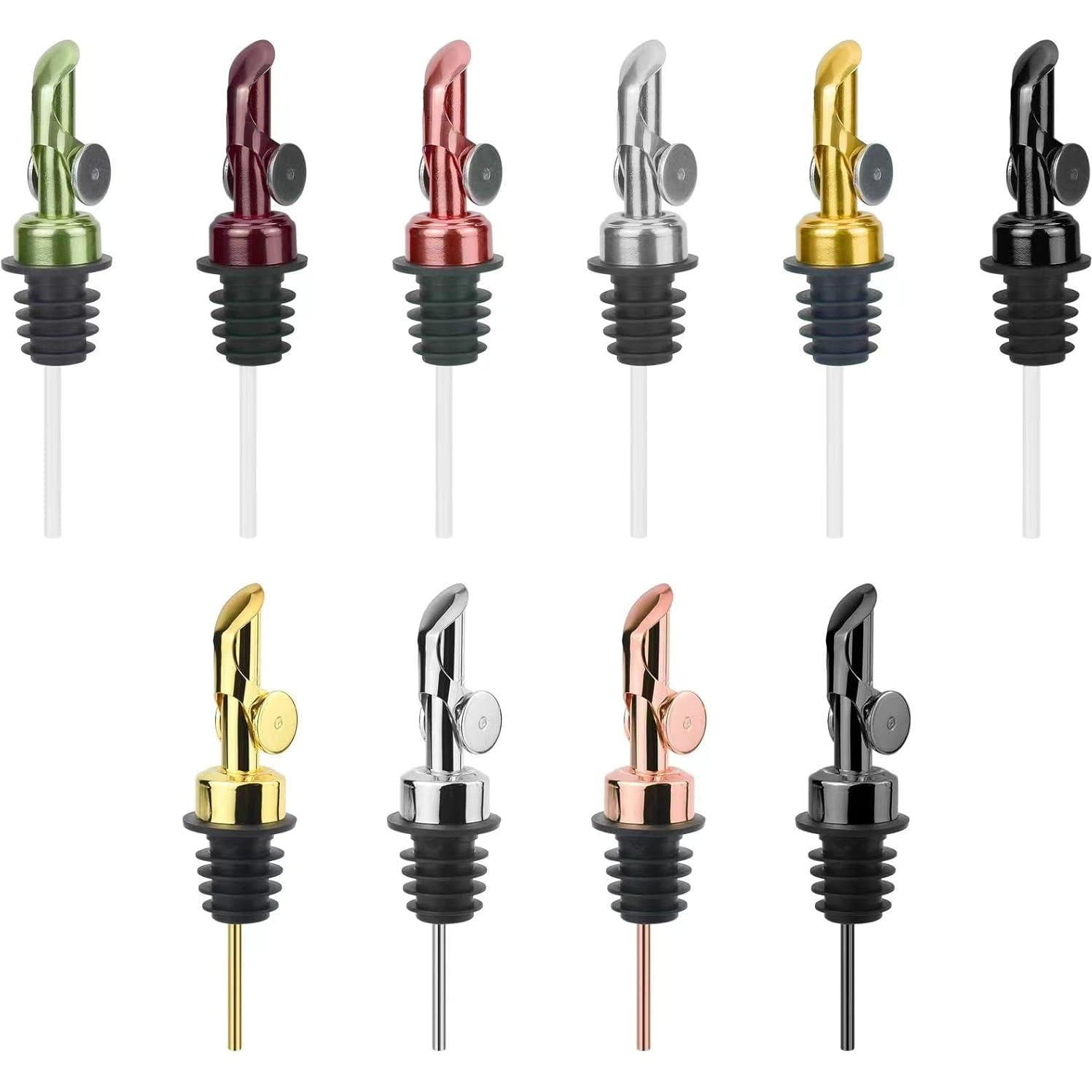 Vertedor automático de aceite MEETSWEET 2 piezas acero inoxidable