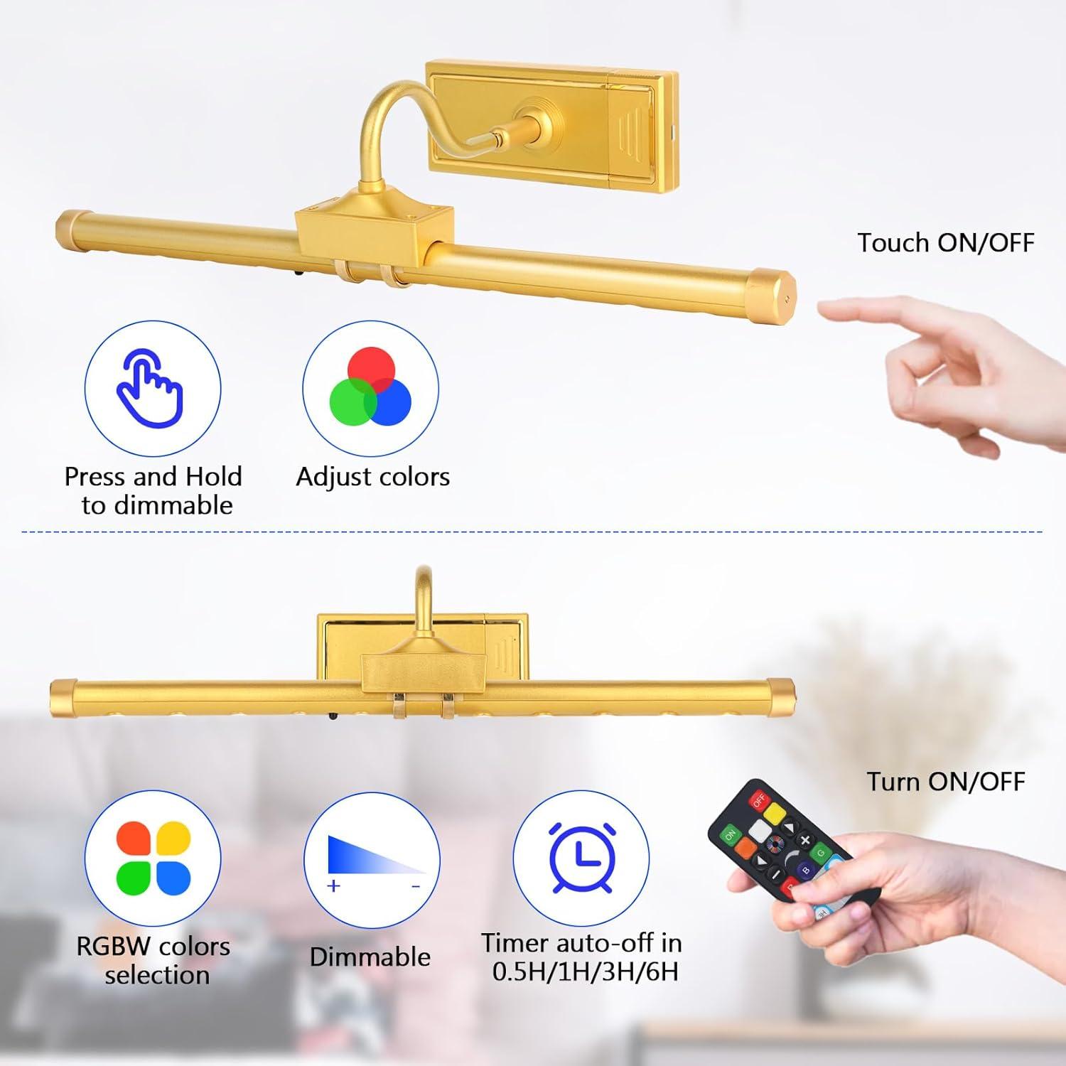 Luz de Imagen Recargable HOFUY 40.6cm con Control Remoto