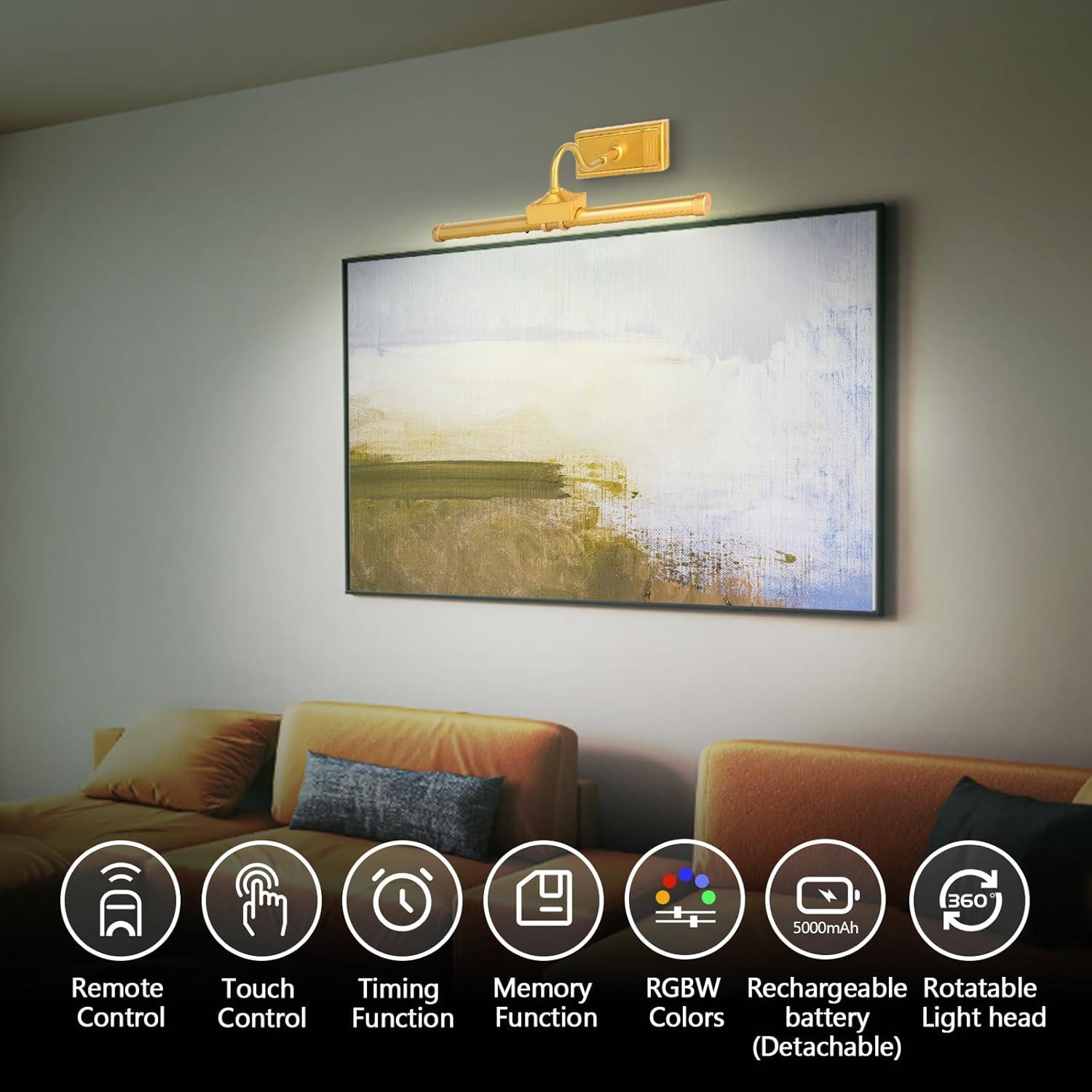 Luz de Imagen Recargable HOFUY 40.6cm con Control Remoto