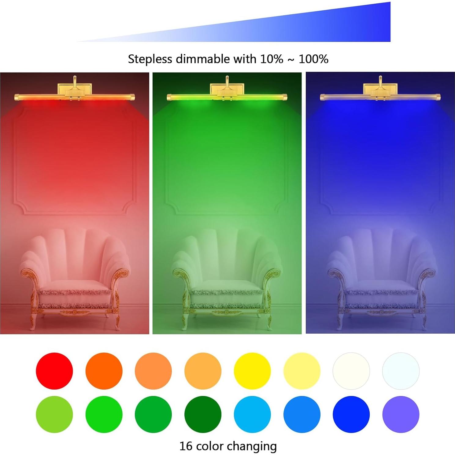 Luz de Imagen Recargable HOFUY 40.6cm con Control Remoto