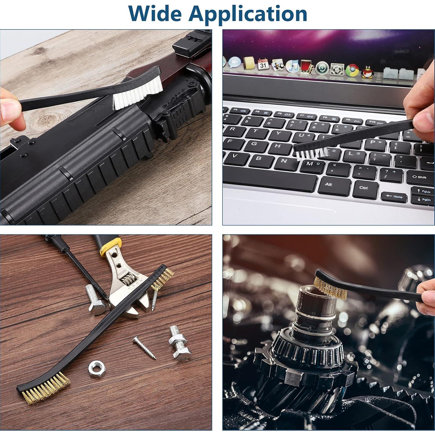 Kit de limpieza de armas Accmor AC4381, 7 piezas, cepillos y picos