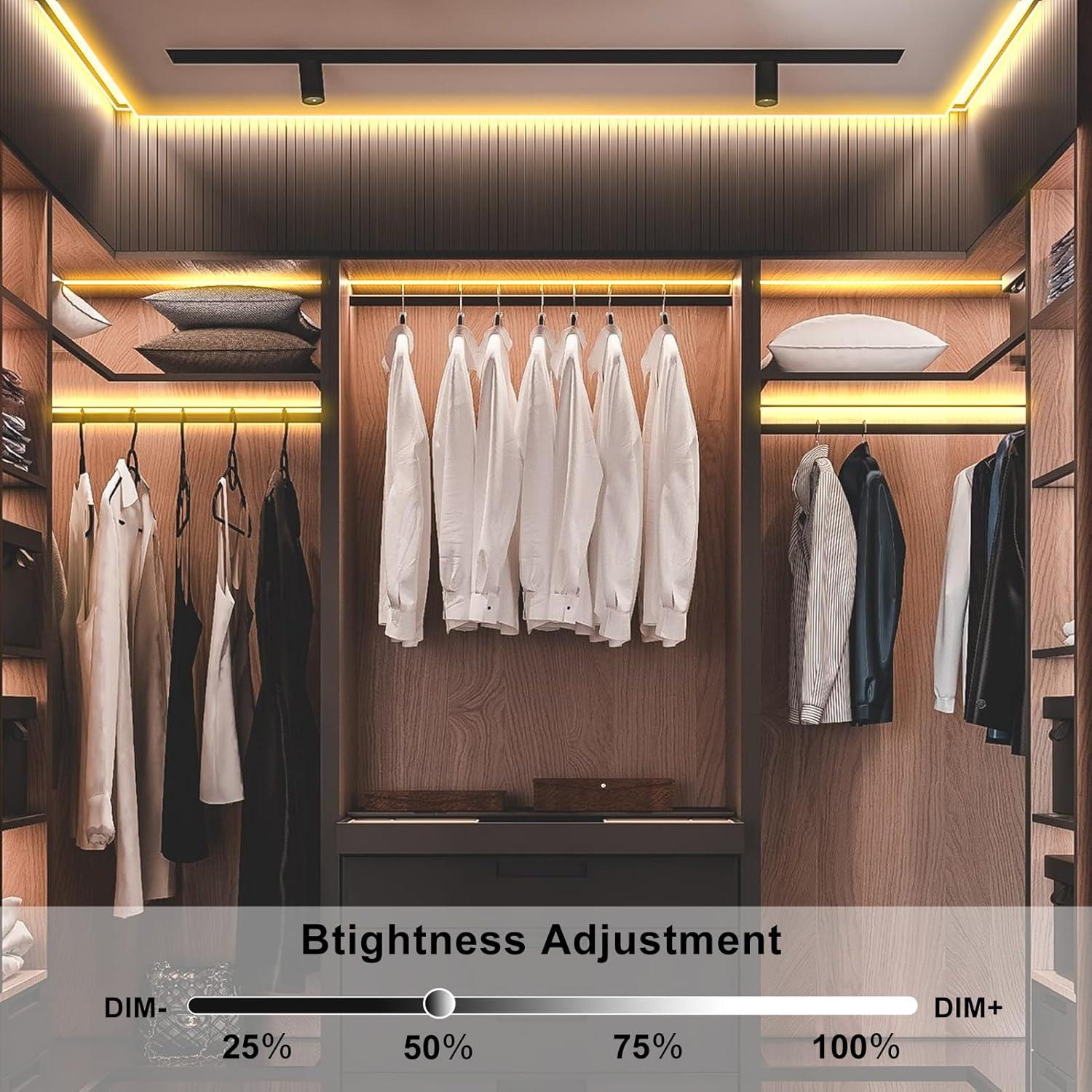 Luces de tira LED Echosari 2.99m a batería con control remoto