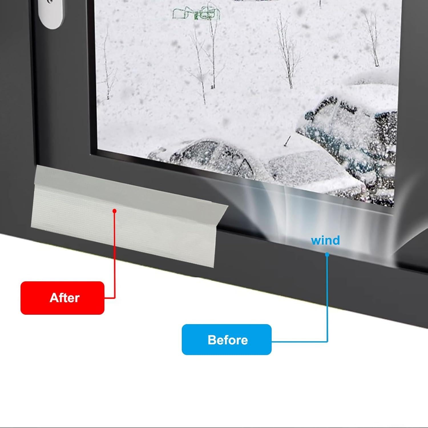 Cinta de Sellado para Ventanas Masney 5 cm x 20 m Blanca