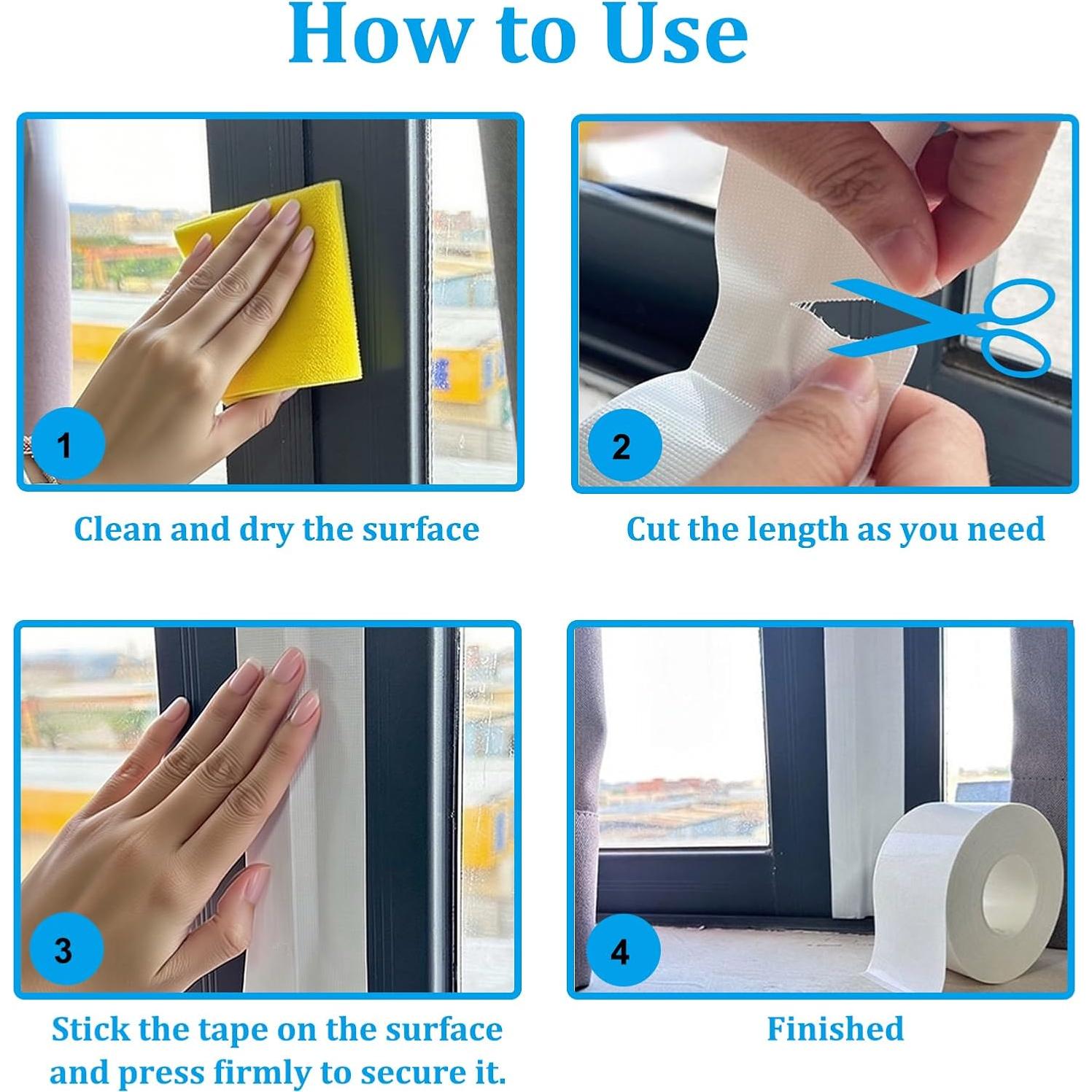 Cinta de Sellado para Ventanas Masney 5 cm x 20 m Blanca