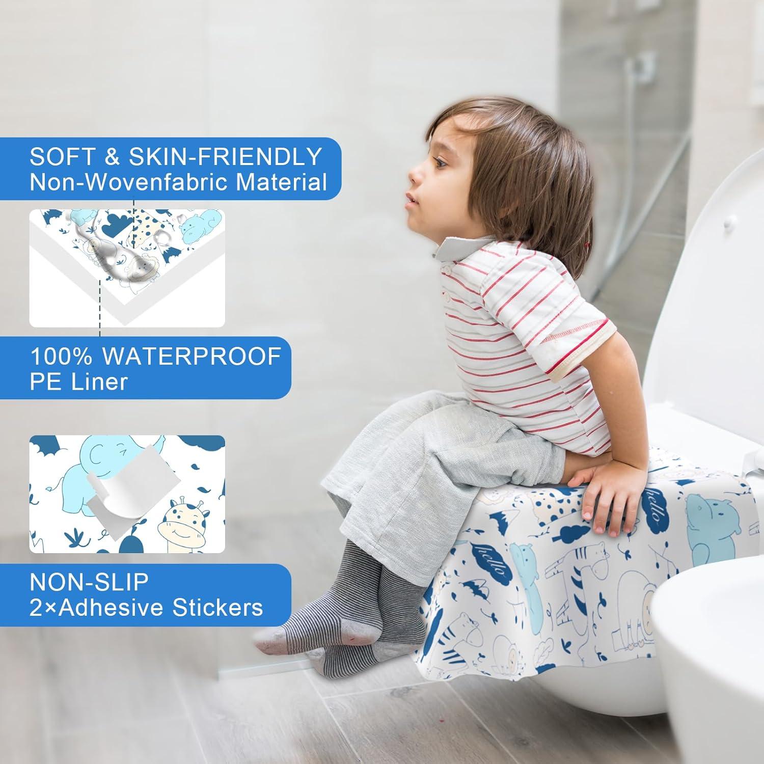 20 Cubiertas de Asiento de Inodoro Desechables Peyazoco - Extra Grandes