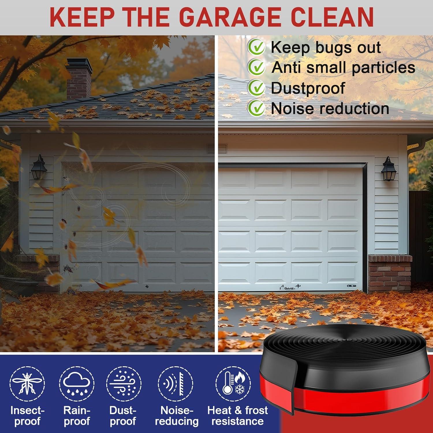 Sello de puerta de garaje alophoty 7.01m TPE resistente