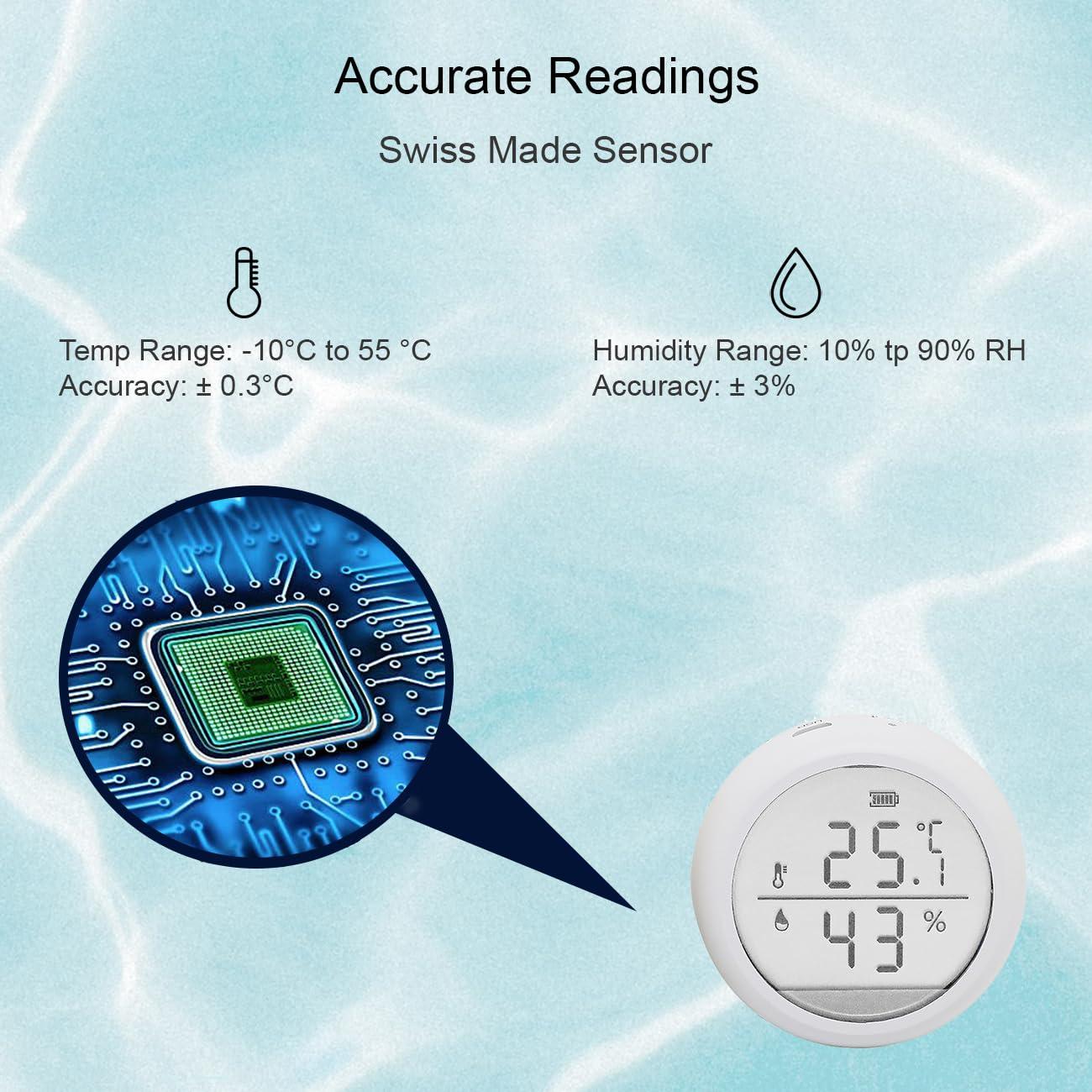 Sensor de Temperatura y Humedad WiFi Smarter Living KMG-TY111B