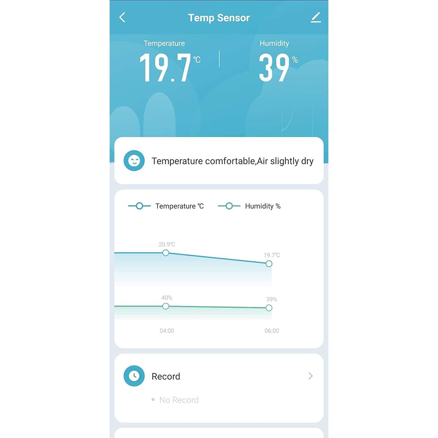 Sensor de Temperatura y Humedad WiFi Smarter Living KMG-TY111B