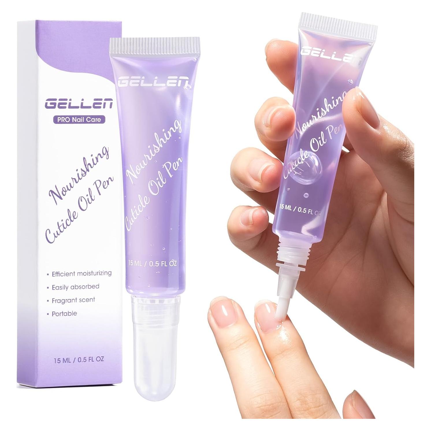 Bolígrafo Aceite Cutículas Gellen 15ml Lavanda Nutritivo