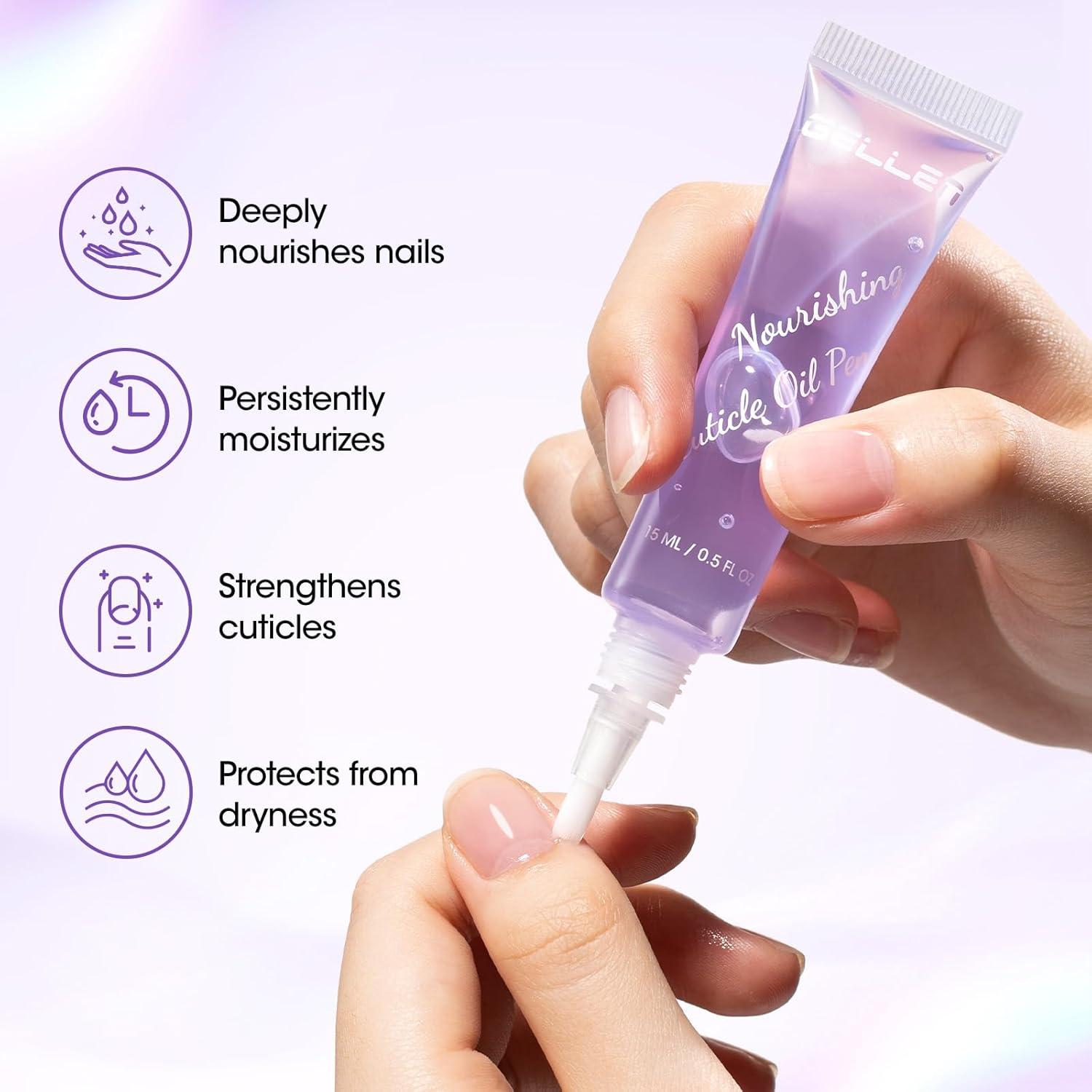 Bolígrafo Aceite Cutículas Gellen 15ml Lavanda Nutritivo