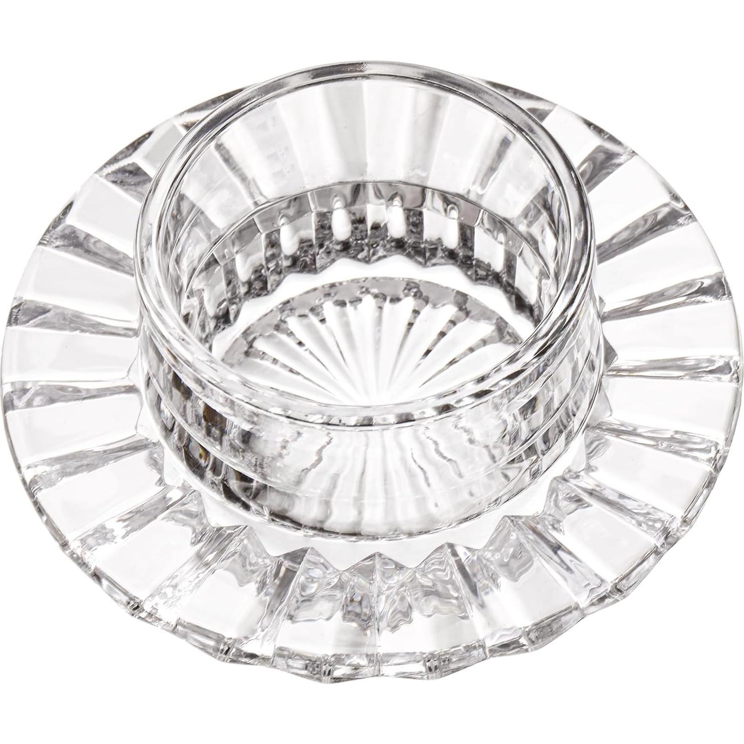 Plato de Mantequilla de Vidrio Frcctre 2 Piezas 10.16 cm