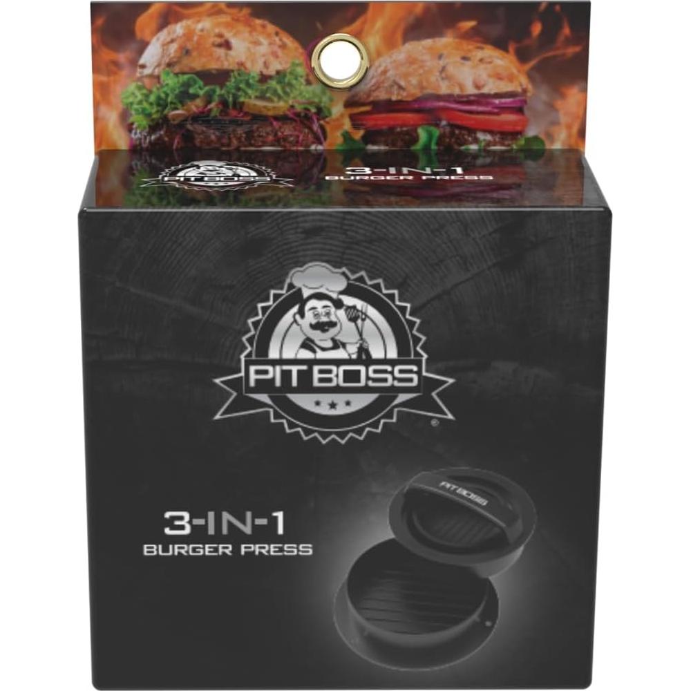 Prensa de Hamburguesas 3-en-1 Pit Boss - Paquete de 2