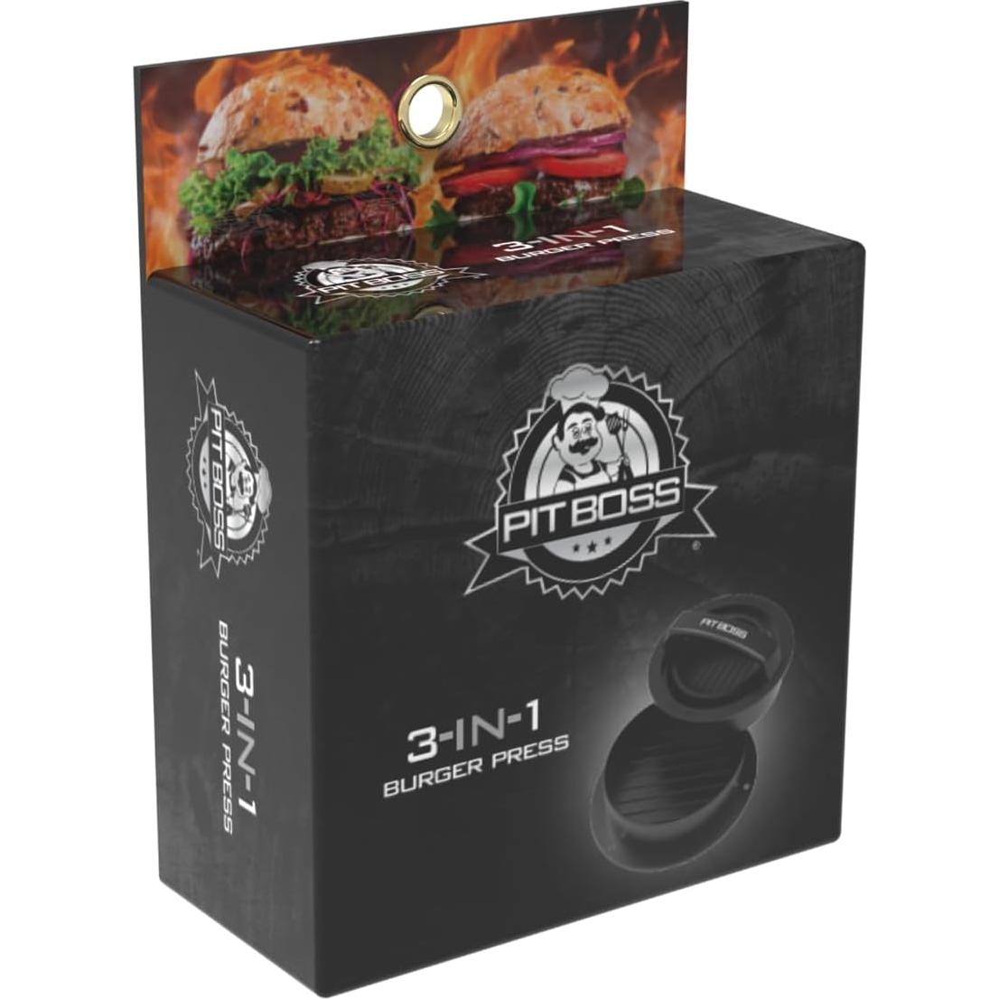 Prensa de Hamburguesas 3-en-1 Pit Boss - Paquete de 2