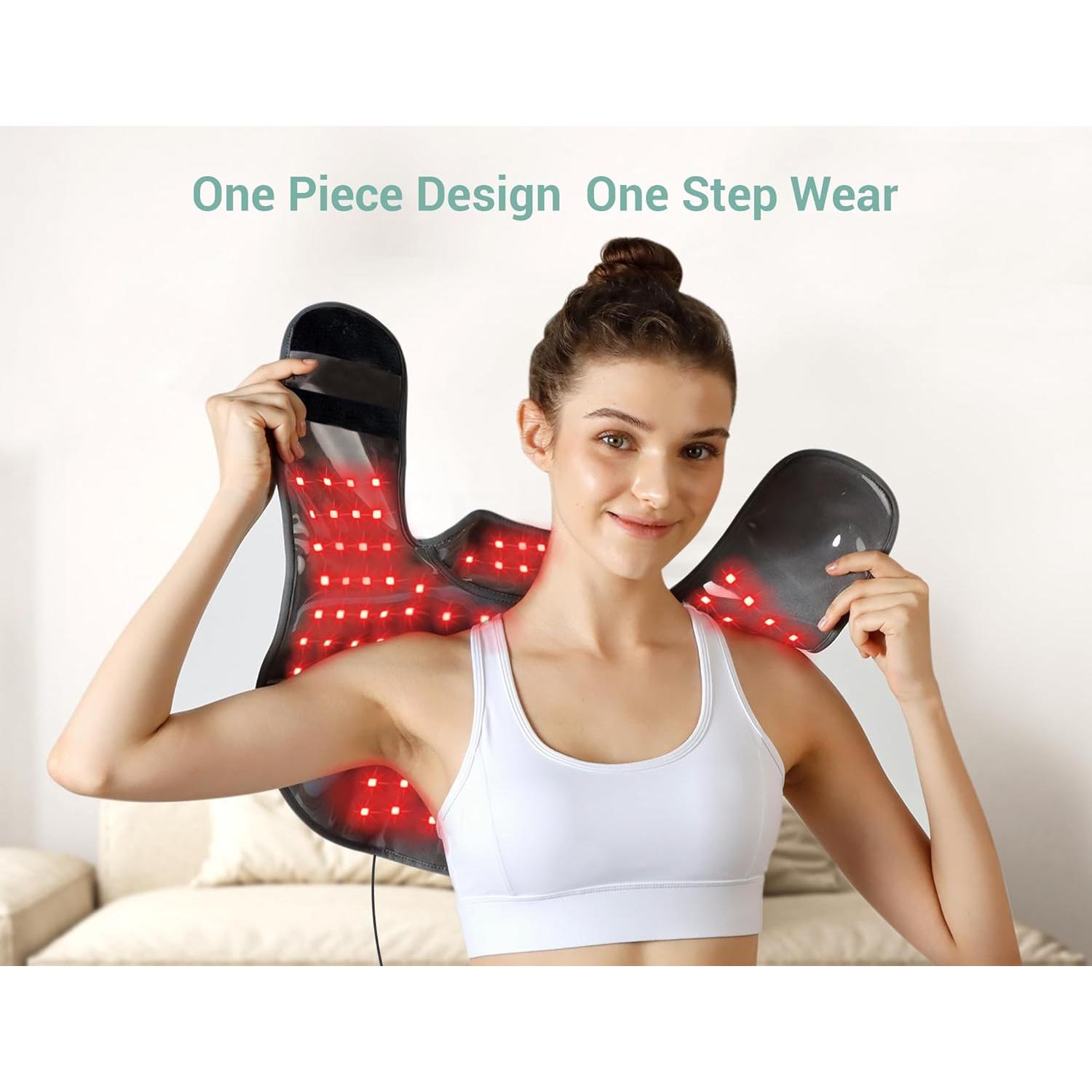 Almohadilla Terapia Luz Roja Comfytemp 162 LEDs 62x54cm