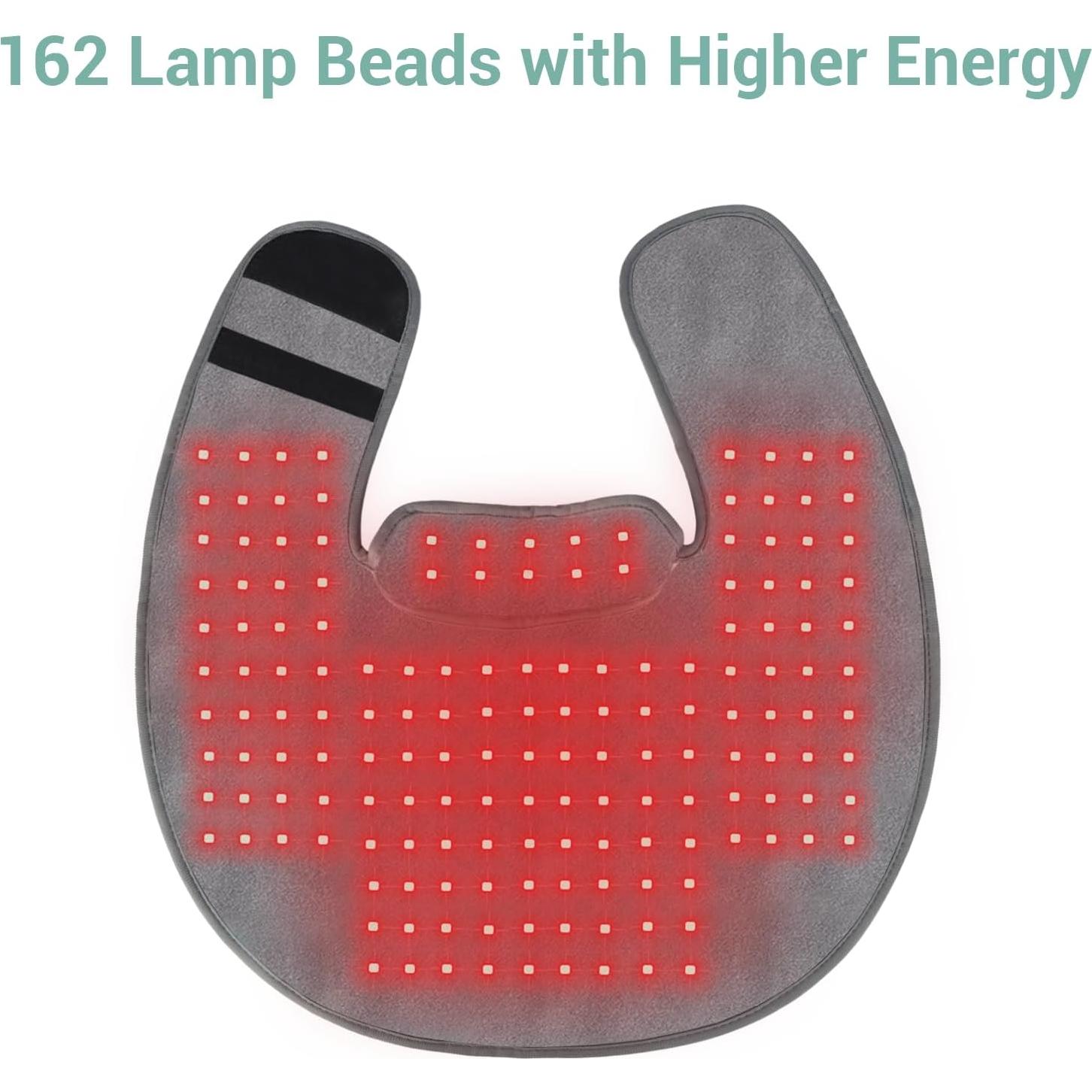 Almohadilla Terapia Luz Roja Comfytemp 162 LEDs 62x54cm