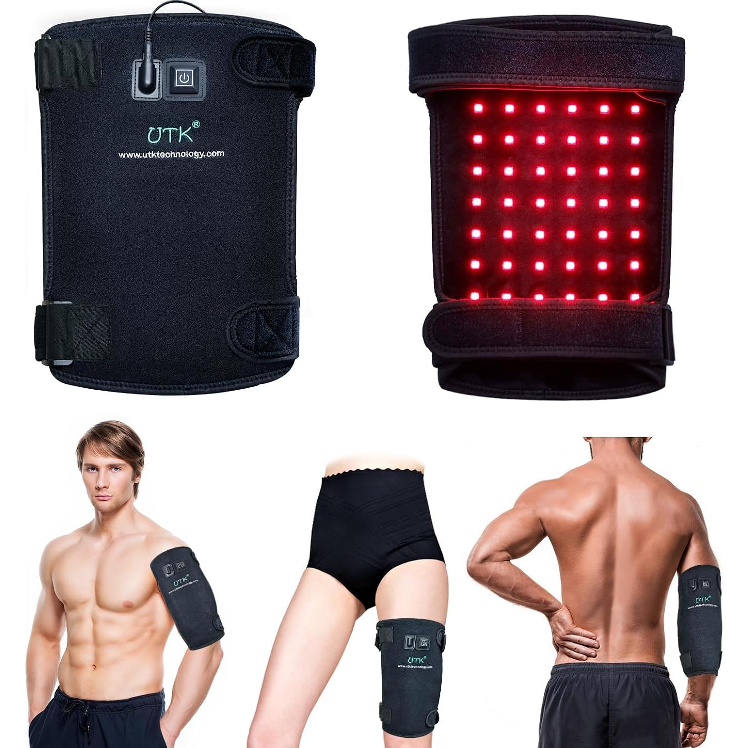 Almohadilla de Luz Roja UTK 162 LEDs para Alivio de Dolor