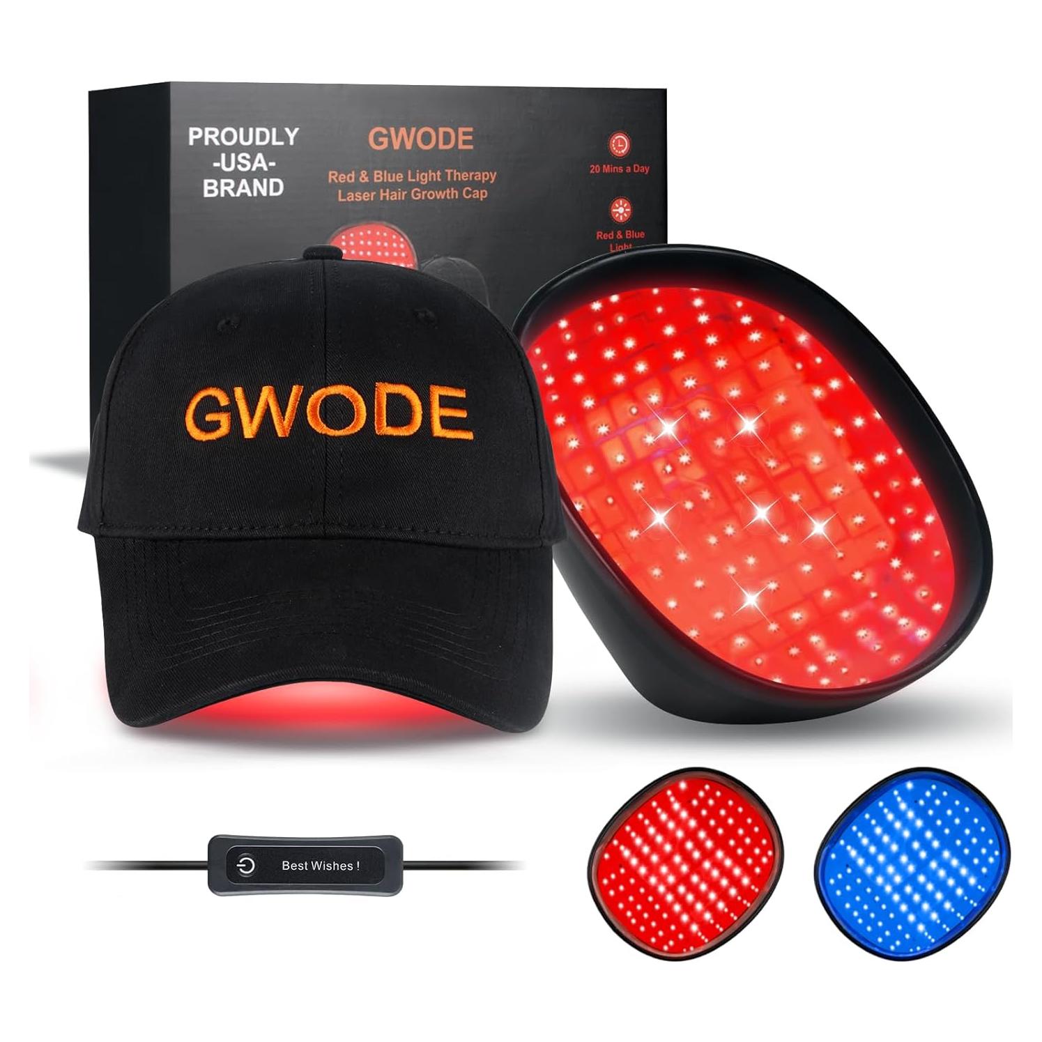 Gorro Láser GWODE J25 para Regeneración Capilar 224 LED
