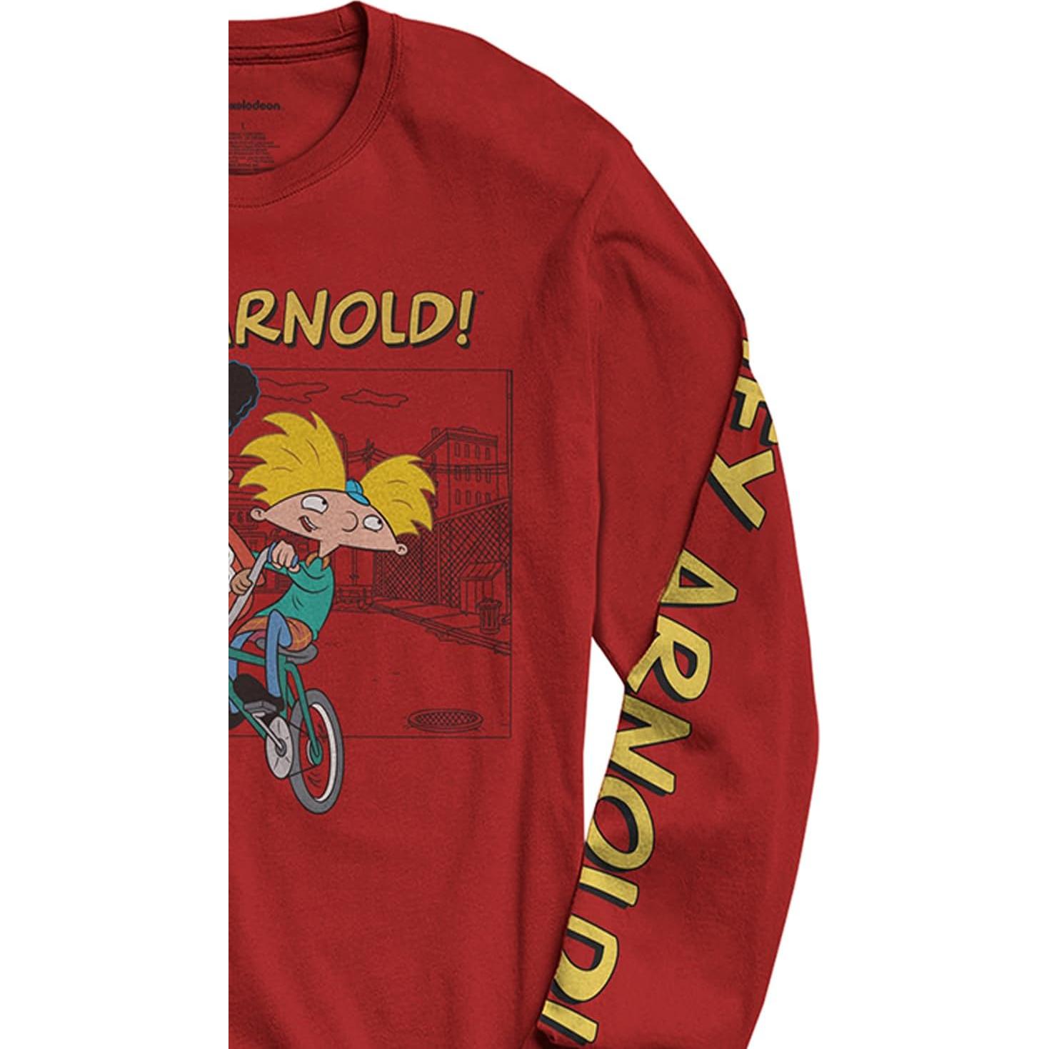 Camisa de Manga Larga Hombre Nickelodeon Rugrats Hey Arnold