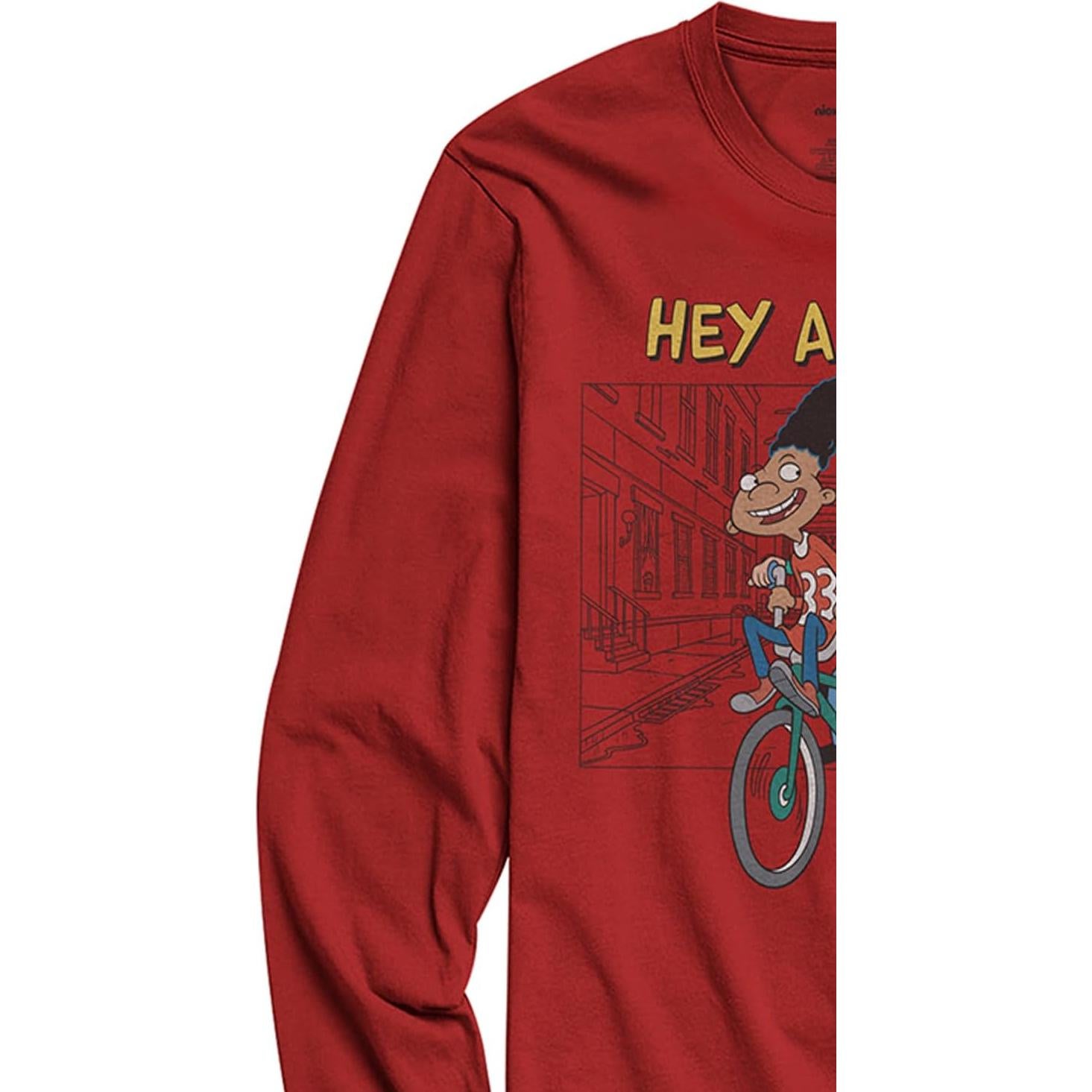 Camisa de Manga Larga Hombre Nickelodeon Rugrats Hey Arnold