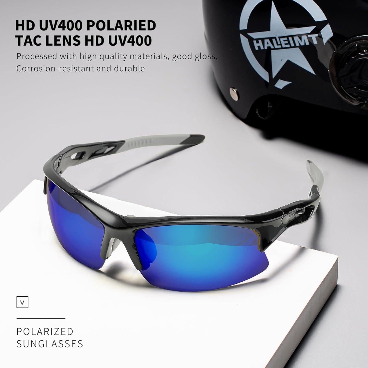 Gafas de sol polarizadas TR90 UV400 para ciclismo y running