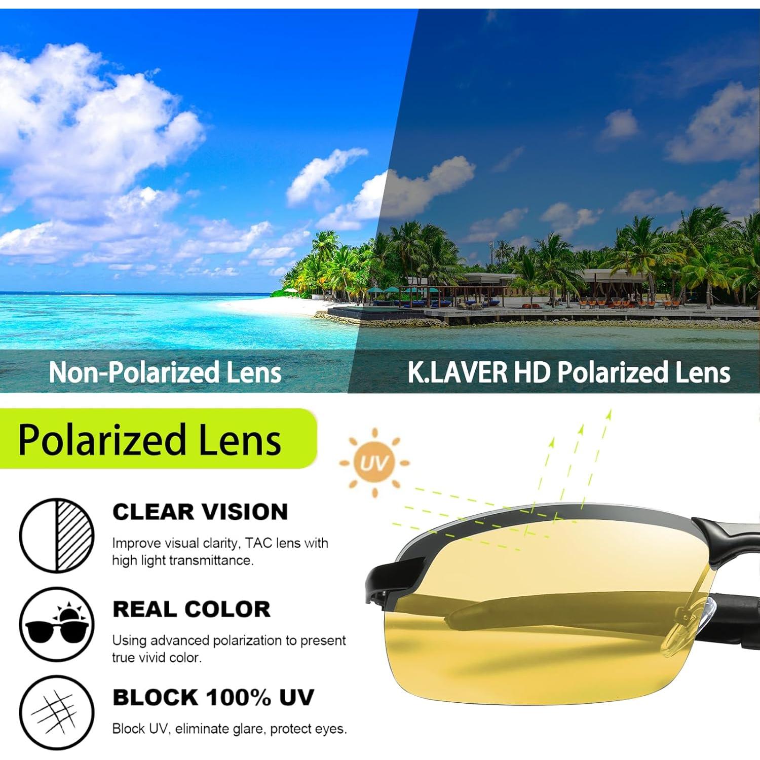 Gafas de Sol Polarizadas K.LAVER UV400 Fotoquímicas Unisex