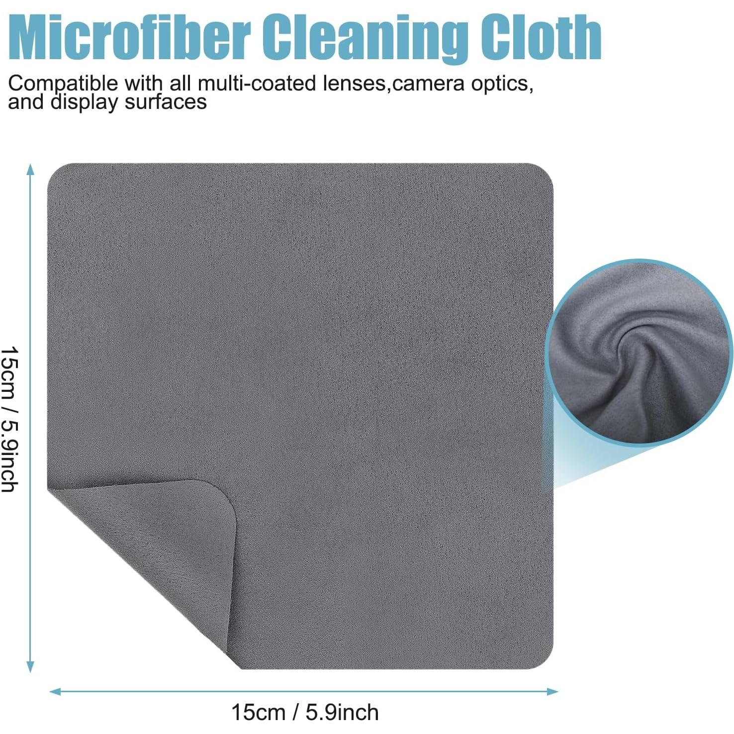 Paquete de 6 Paños de Microfibra TENOC 15x15cm Gris